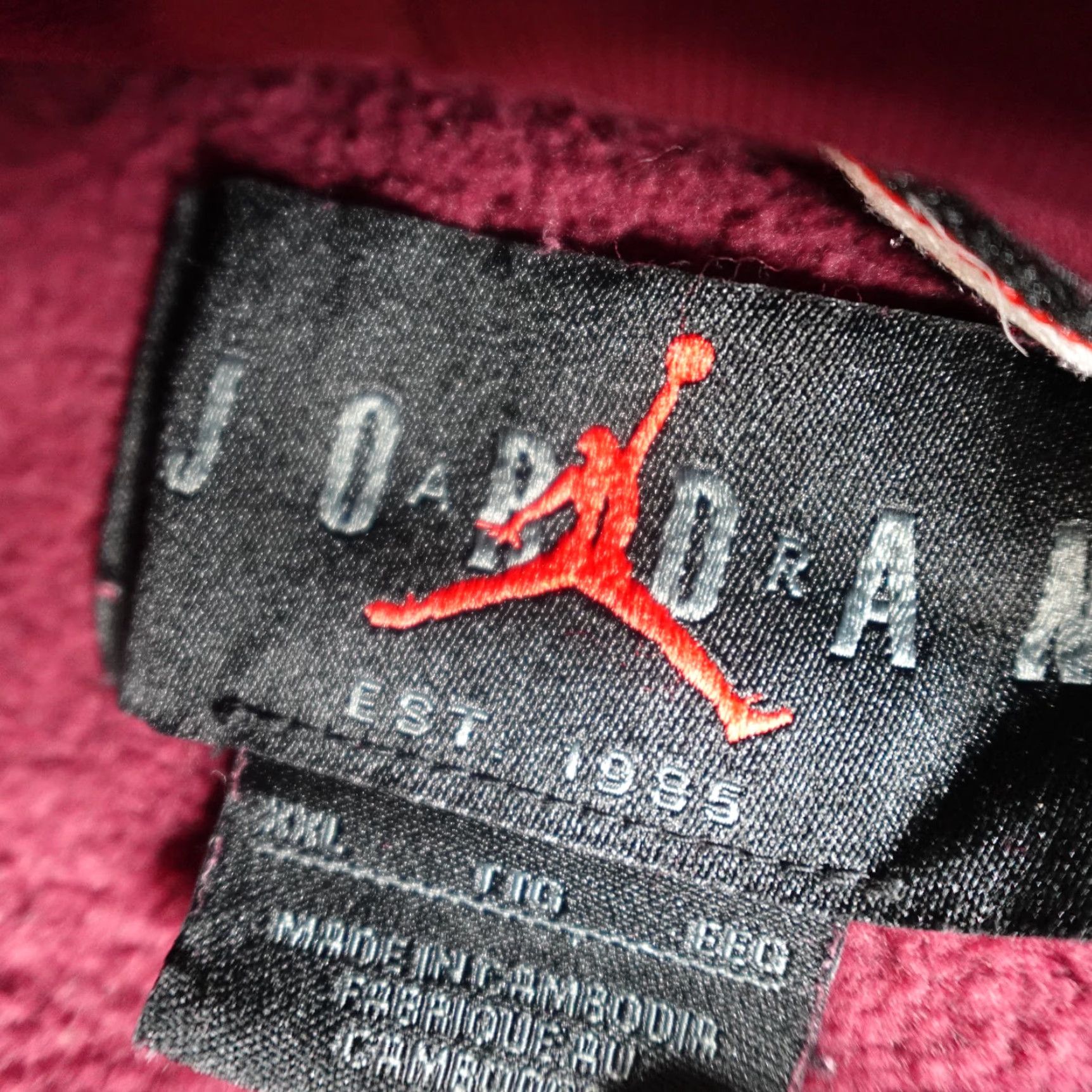 Jordan Brand Jordan Hoodie 2XL Red Graphic Print Pullover Men Size US XXL / EU 58 / 5 - 4 Thumbnail