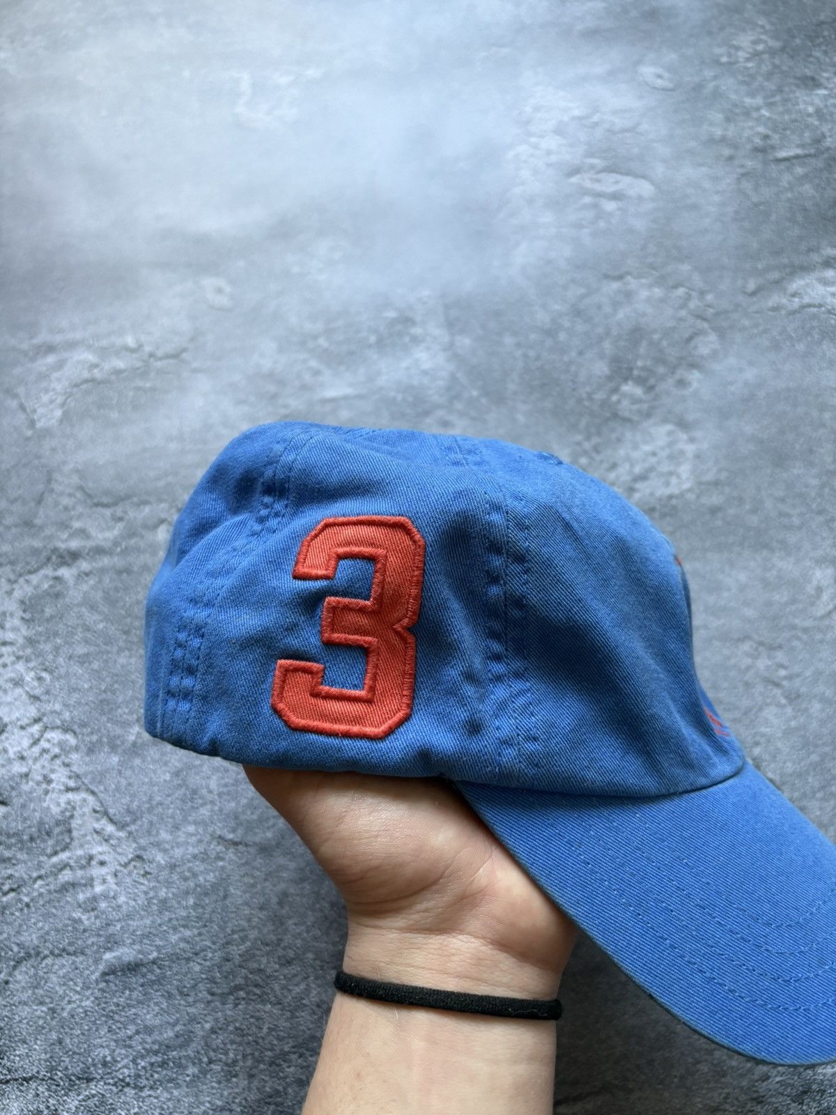Polo Ralph Lauren Polo Ralph Lauren Big Pony #3 Blue/Orange Y2K Streetwear Cap Size ONE SIZE - 3 Thumbnail
