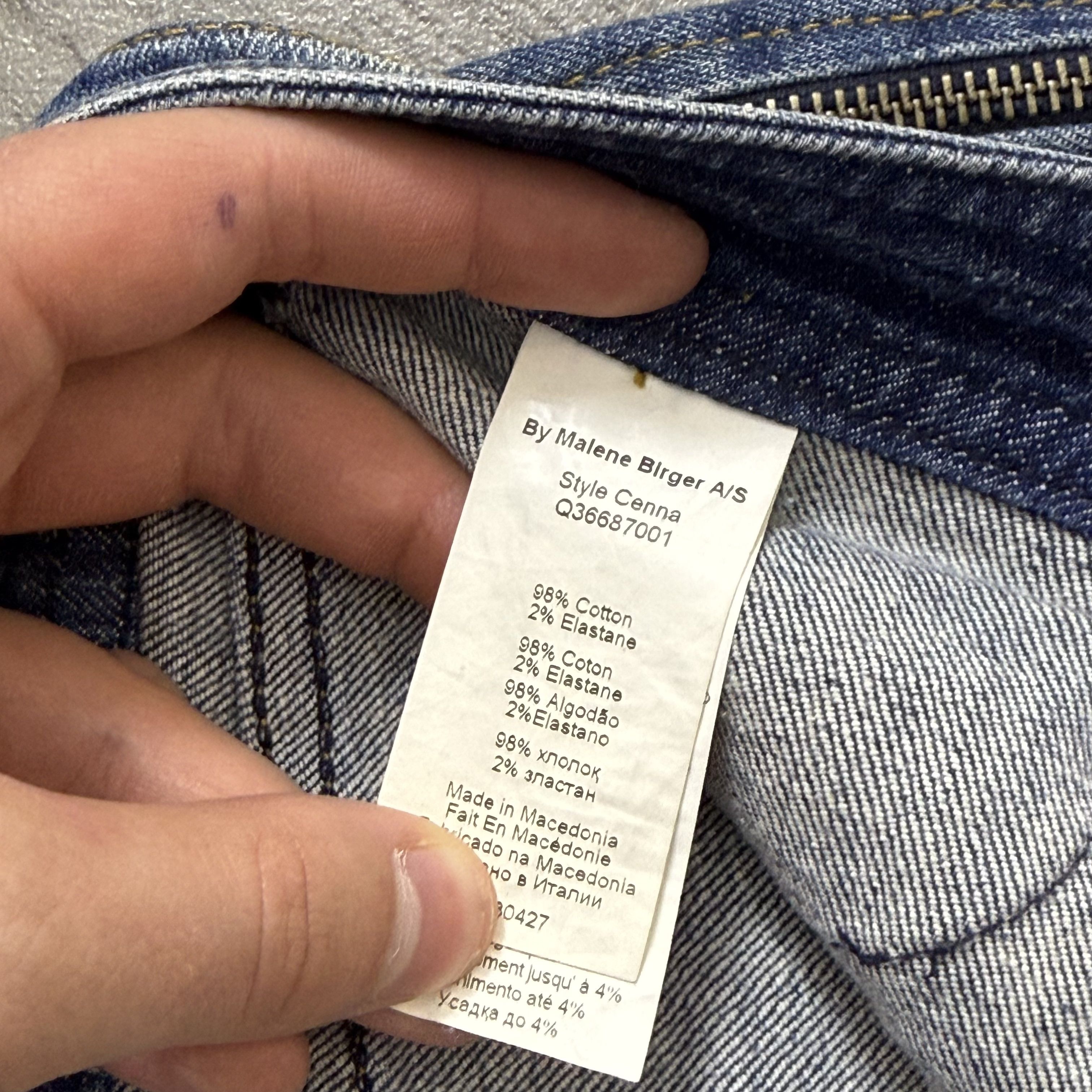 By Malene Birger Vintage By Malene Birger 90s Rare Full Zip Faded Jeans Pants Size 28" / US 6 / IT 42 - 16 Thumbnail