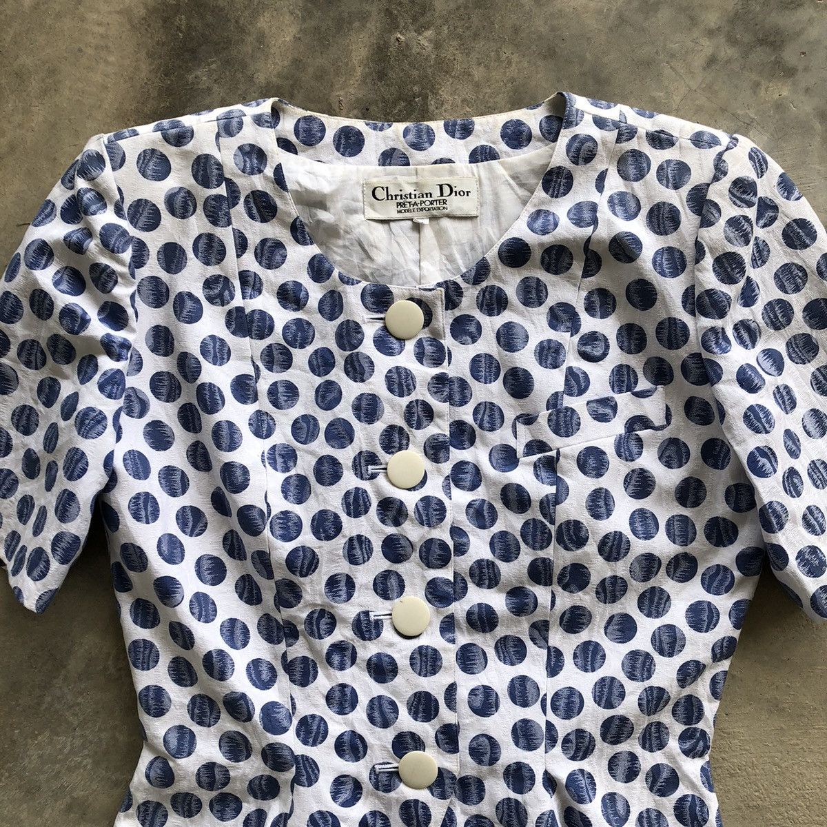 Christian Dior Monsieur CHRISTIAN DIOR Pret A Porter Nice Design Blouse Shirt Size S / US 4 / IT 40 - 4 Thumbnail