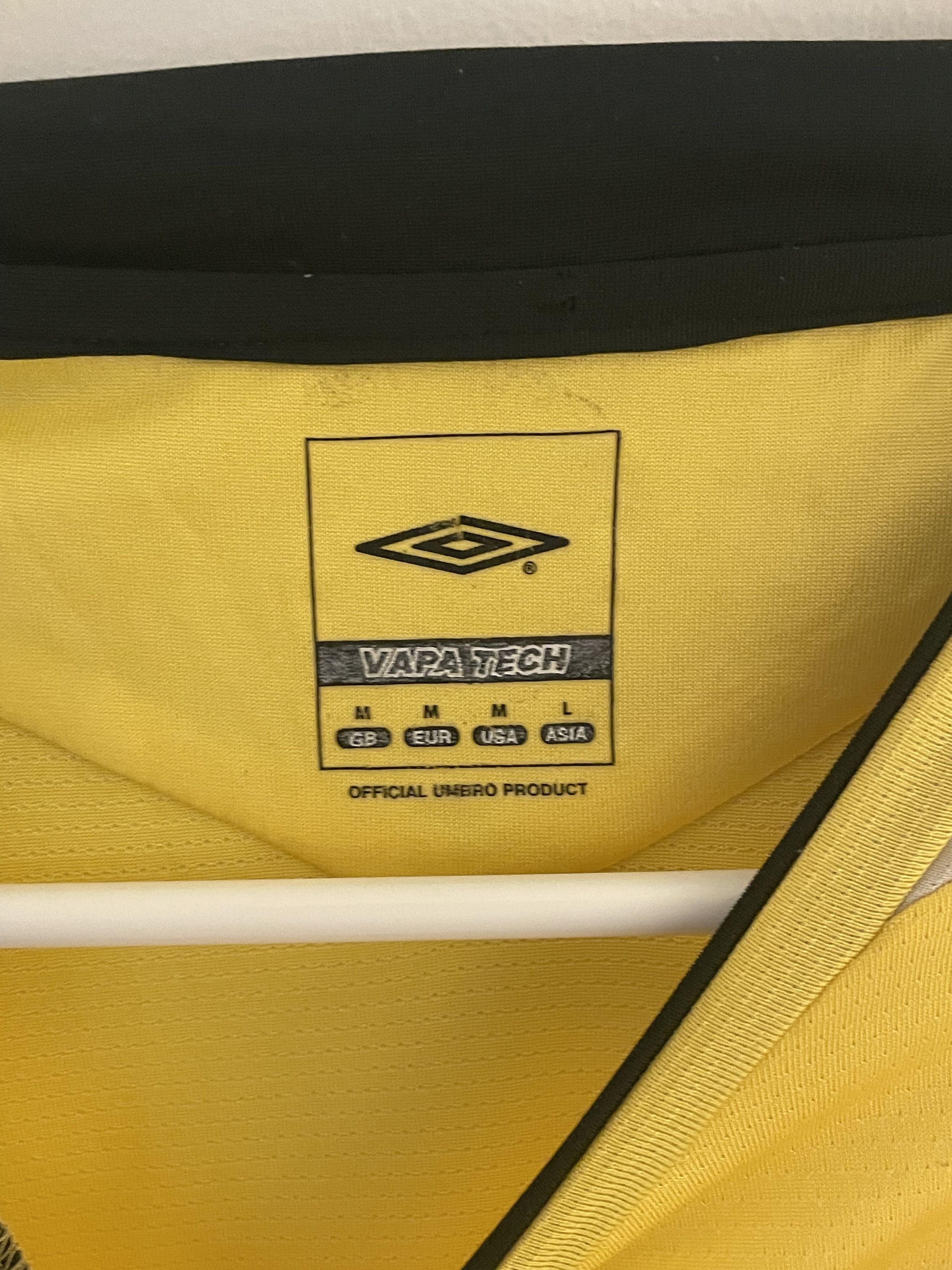 Umbro Umbro Yellow Vapa Tech Jersey Size US M / EU 48-50 / 2 - 4 Thumbnail