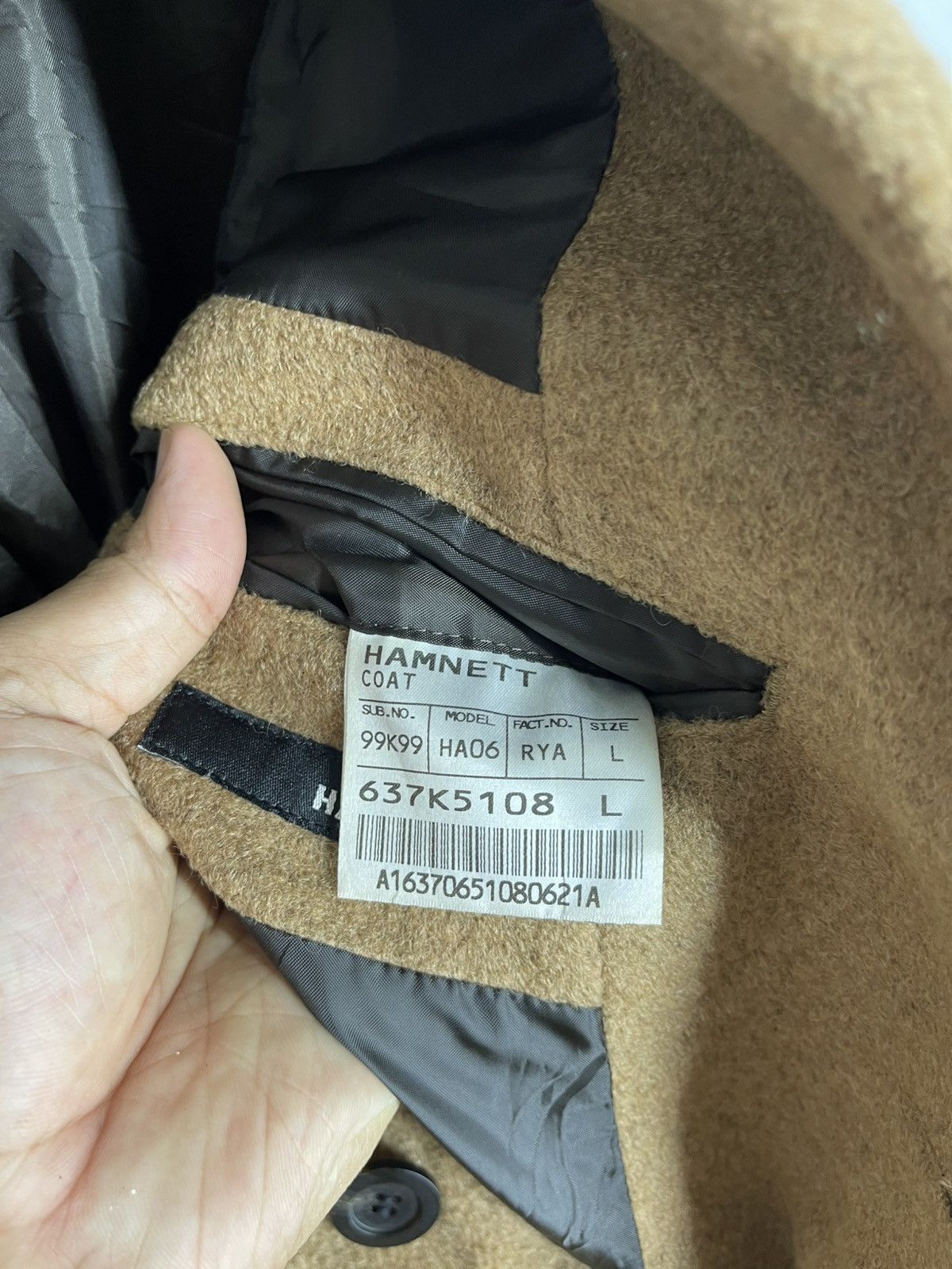 Katharine Hamnett London Vintage HA06 Hamnett Wool Long Casual Coat Size US M / EU 48-50 / 2 - 6 Thumbnail
