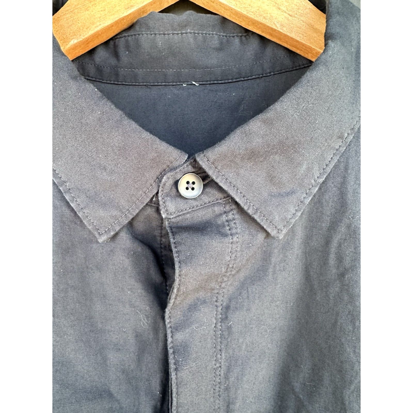 Lululemon Lululemon Shirt Men XL Navy Button-Up Casual Outdoors Cotton Blend Stretch Size US XL / EU 56 / 4 - 4 Thumbnail