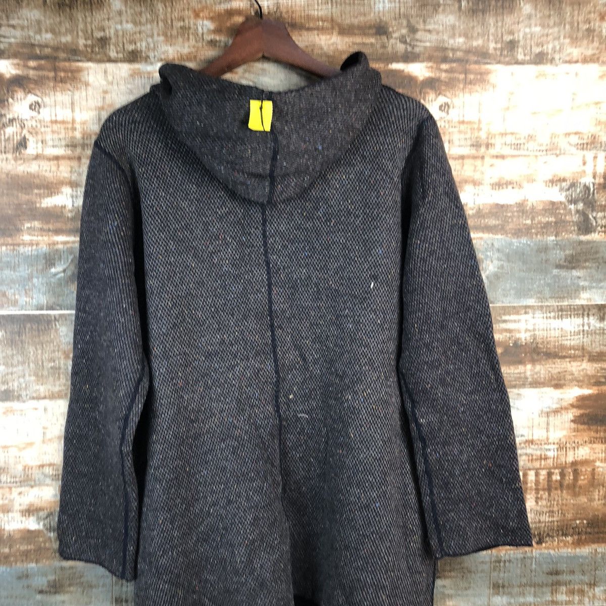 Homespun Knitwear DL Japan vintage cardigan hoodie Gray Knitwear #C533 Size US M / EU 48-50 / 2 - 11 Thumbnail