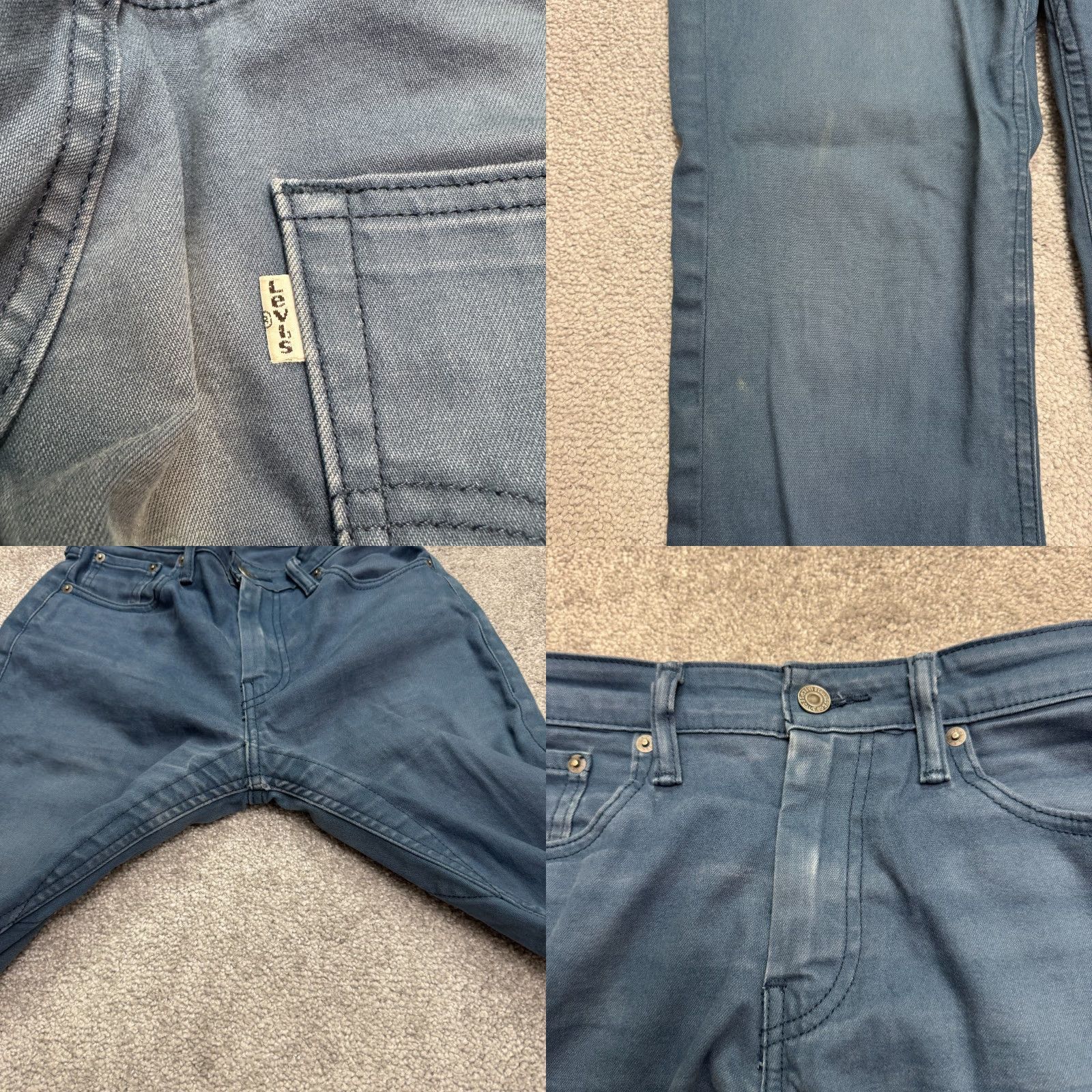 Levi's Levi's 511 Slim Fit Jeans Mens 30x32 Blue Medium Wash Straight Leg Casual Streetwear Size US 30 / EU 46 - 8 Thumbnail