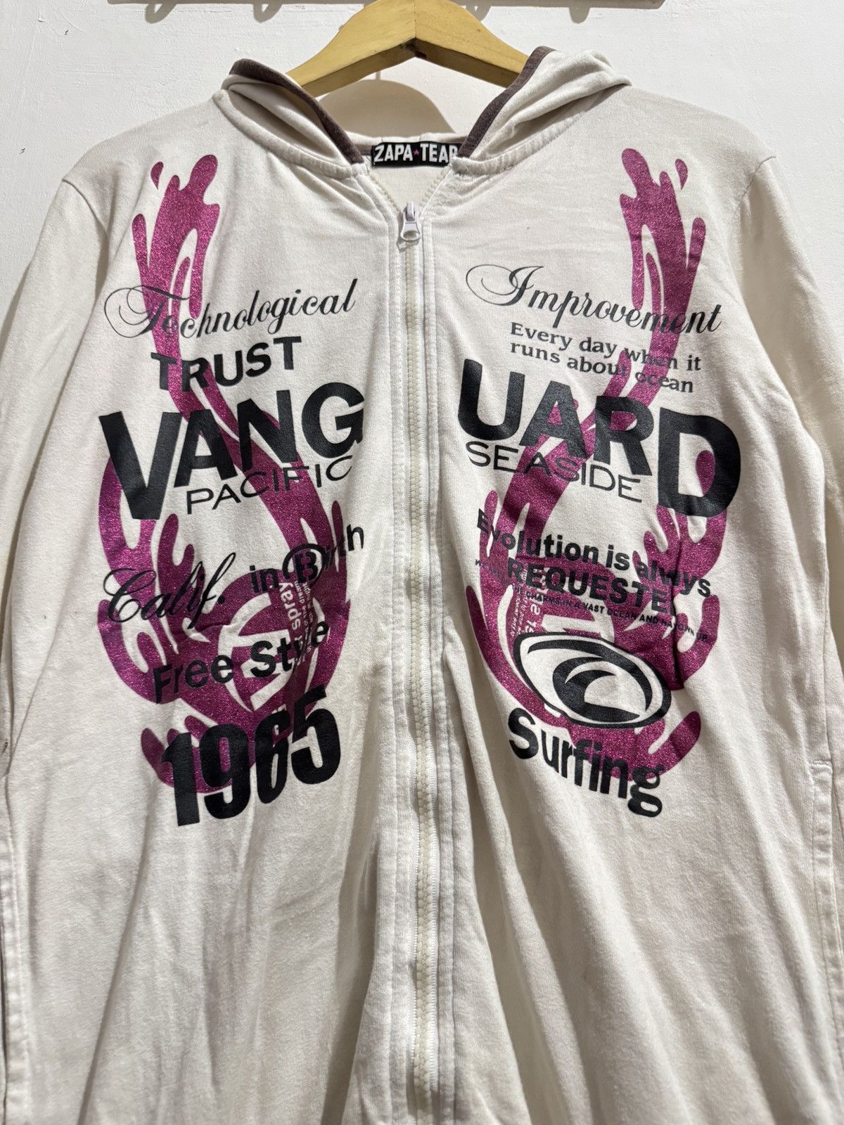 Hysteric Glamour Y2k Zapa Tear ifsixwasnine style zip hoodie Size US L / EU 52-54 / 3 - 3 Thumbnail