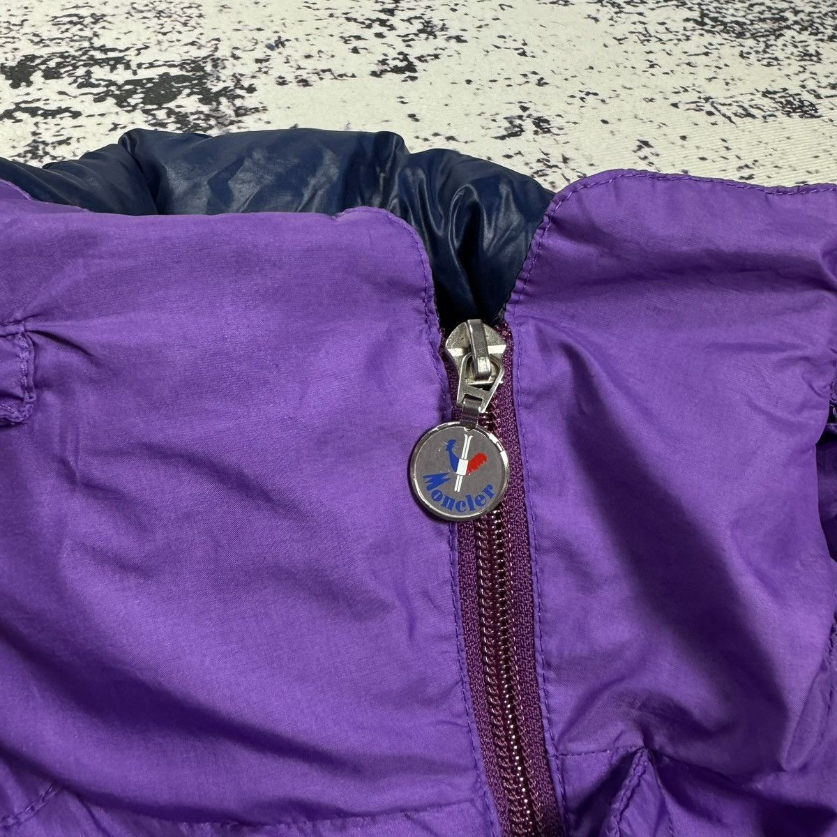 Designer × Moncler × Vintage Vintage Moncler Puffer Jacket purple XL Size US XL / EU 56 / 4 - 6 Thumbnail