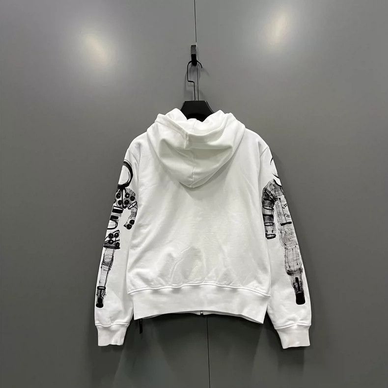 Chanel CHANEL Astronaut Print Zip-Up Hoodie Size M / US 6-8 / IT 42-44 - 2 Thumbnail