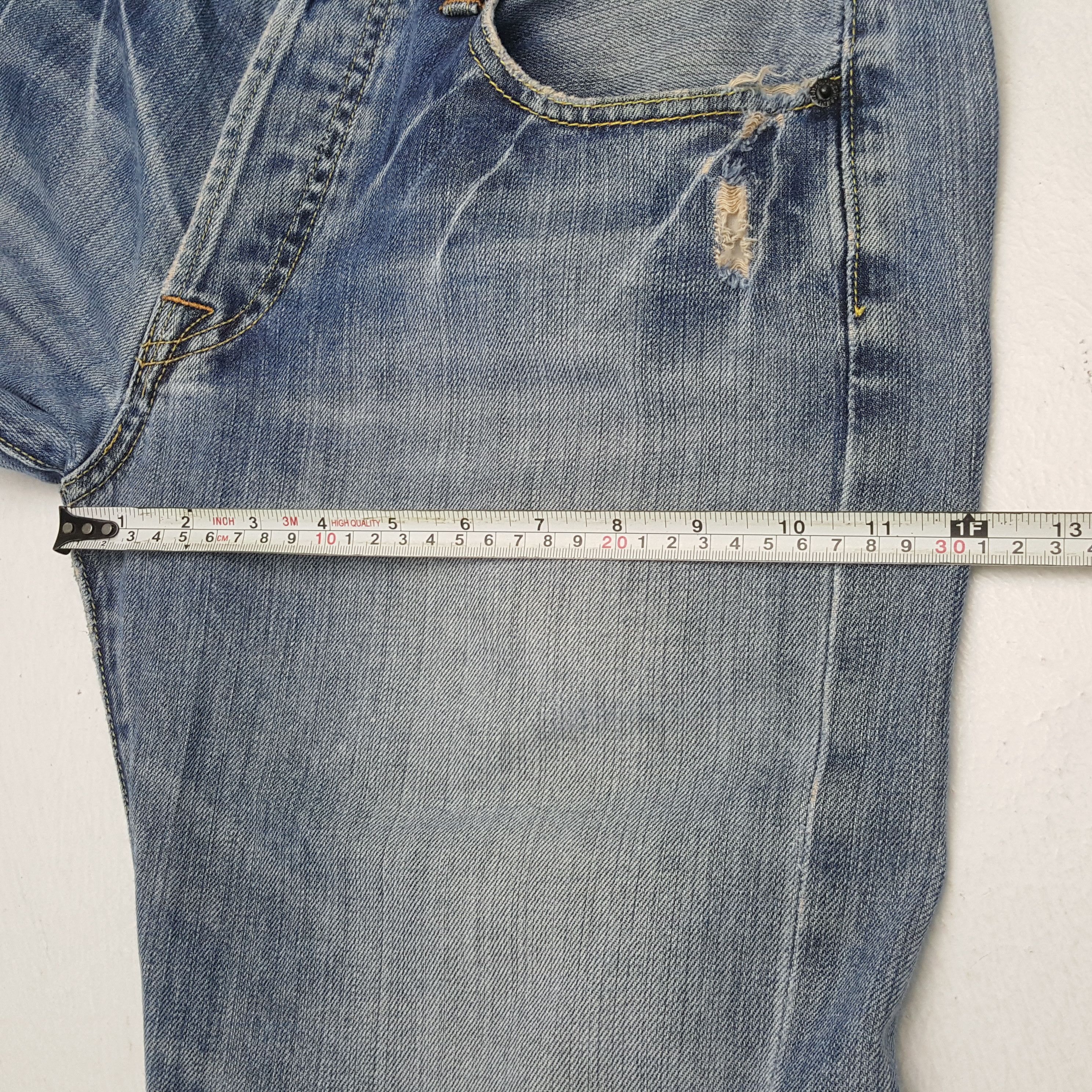 Christian Audigier × Ed Hardy × Vintage ED HARDY Designer Brand Fashion Style Custom Art Jeans Size US 32 / EU 48 - 9 Thumbnail