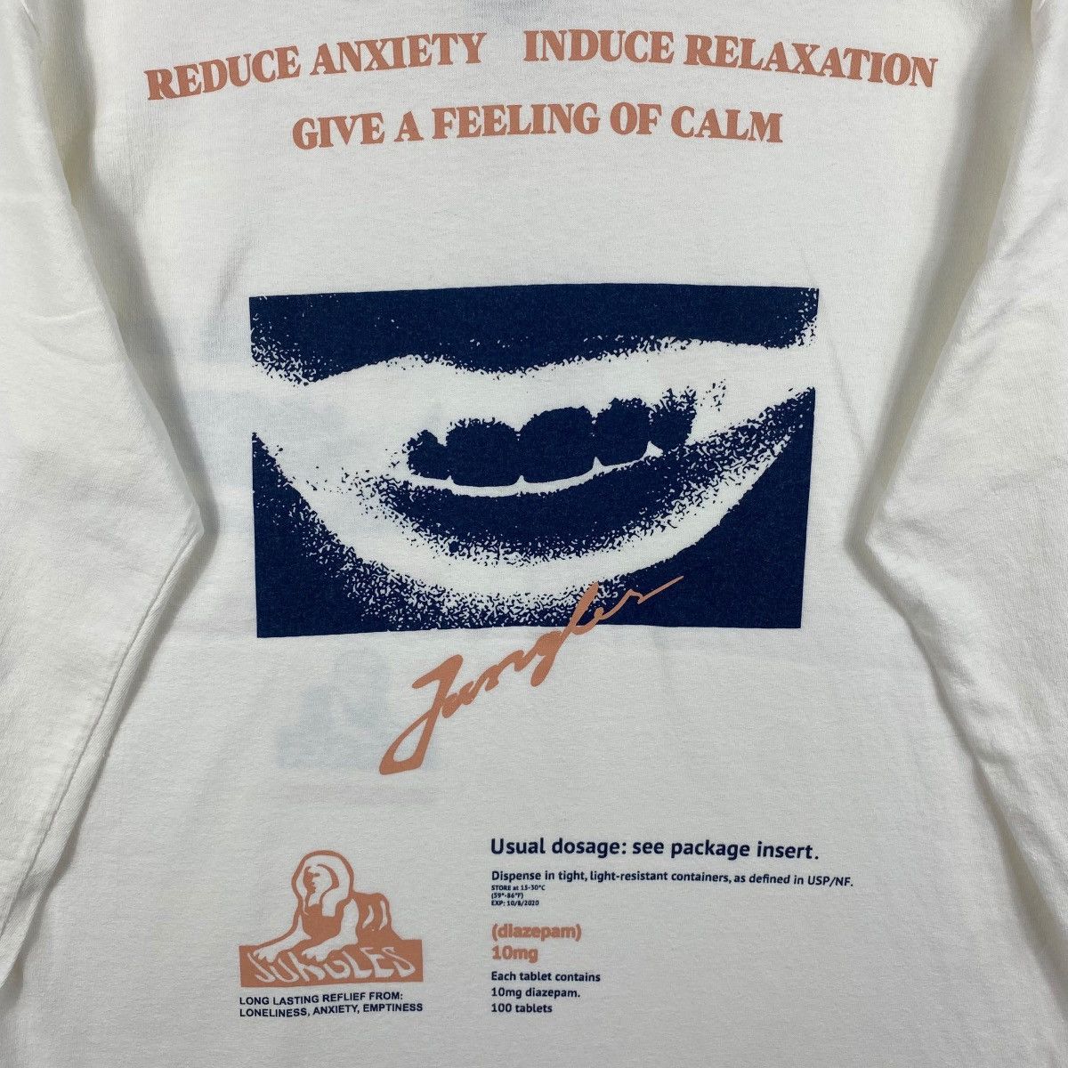 Designer × Jungles JUNGLES Clothing Illustration Graphic Long Sleeve Tee Shirt Size US M / EU 48-50 / 2 - 5 Thumbnail