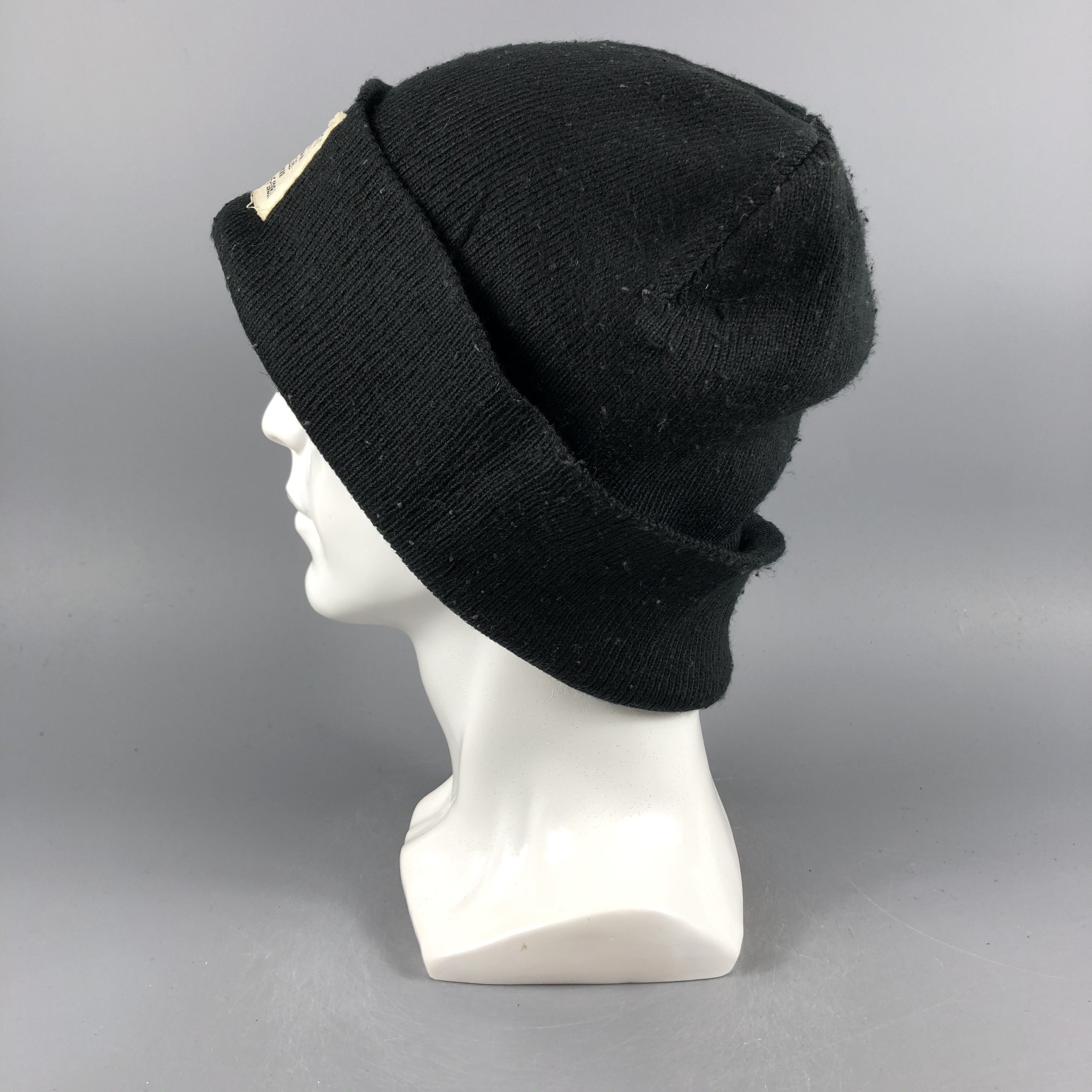 Vintage Special Issued Black Beanie Snow Hat Snow Cap -D1190 Size ONE SIZE - 1 Thumbnail