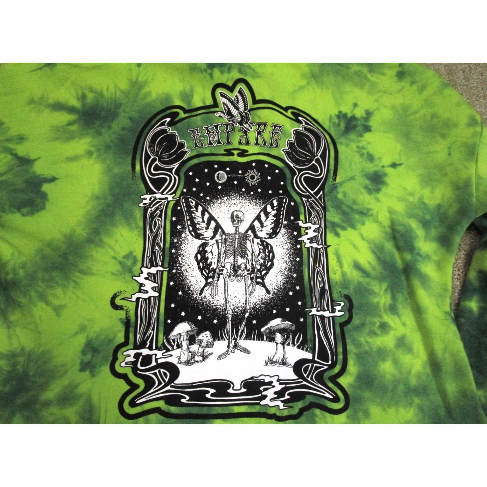 Empyre Empyre Russell Athletic Hoodie Men M Green Knit Logo Pockets Hooded Pullover All Seasons Regular Vintage No Size US M / EU 48-50 / 2 - 5 Thumbnail