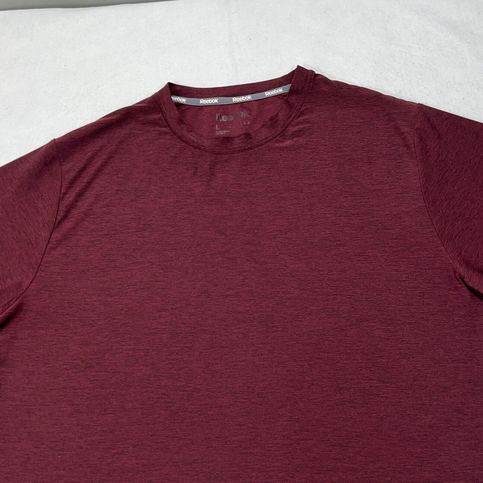 Reebok Reebok Lightweight Athletic T Shirt Maroon Athletic Crewneck Size US L / EU 52-54 / 3 - 2 Thumbnail