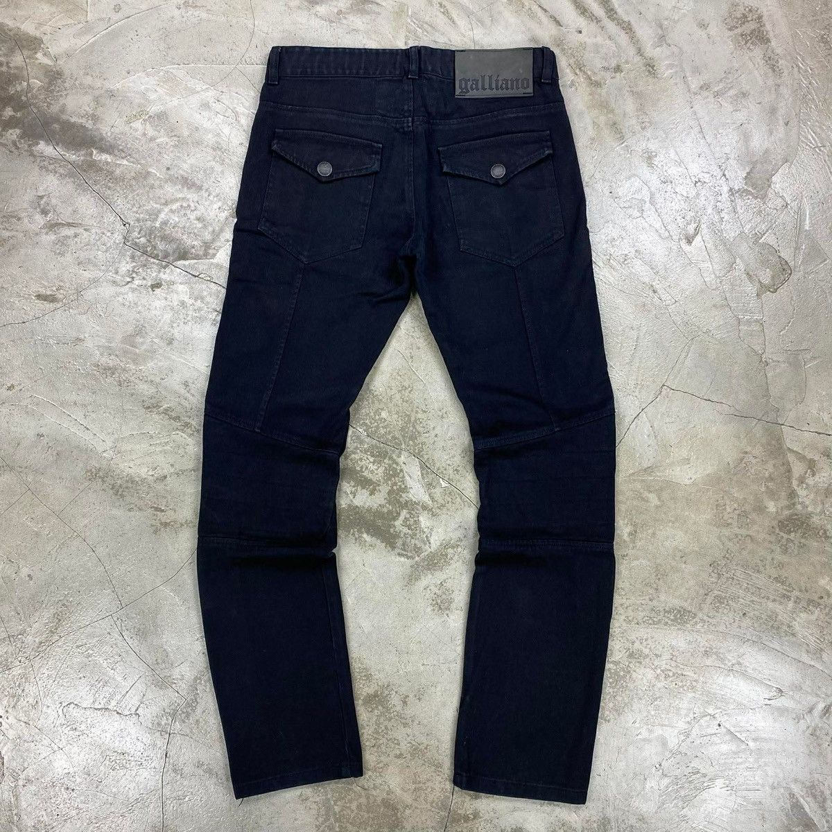 John Galliano Cargo Biker Jeans Jeans Size US 32 / EU 48 - 12 Thumbnail