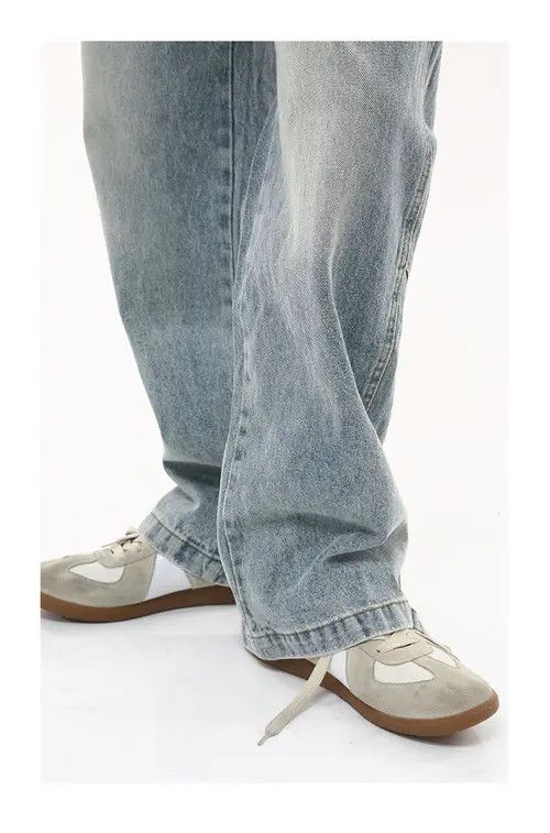 Other Vintage simple style distressed washed loose jeans Size US 32 / EU 48 - 6 Thumbnail