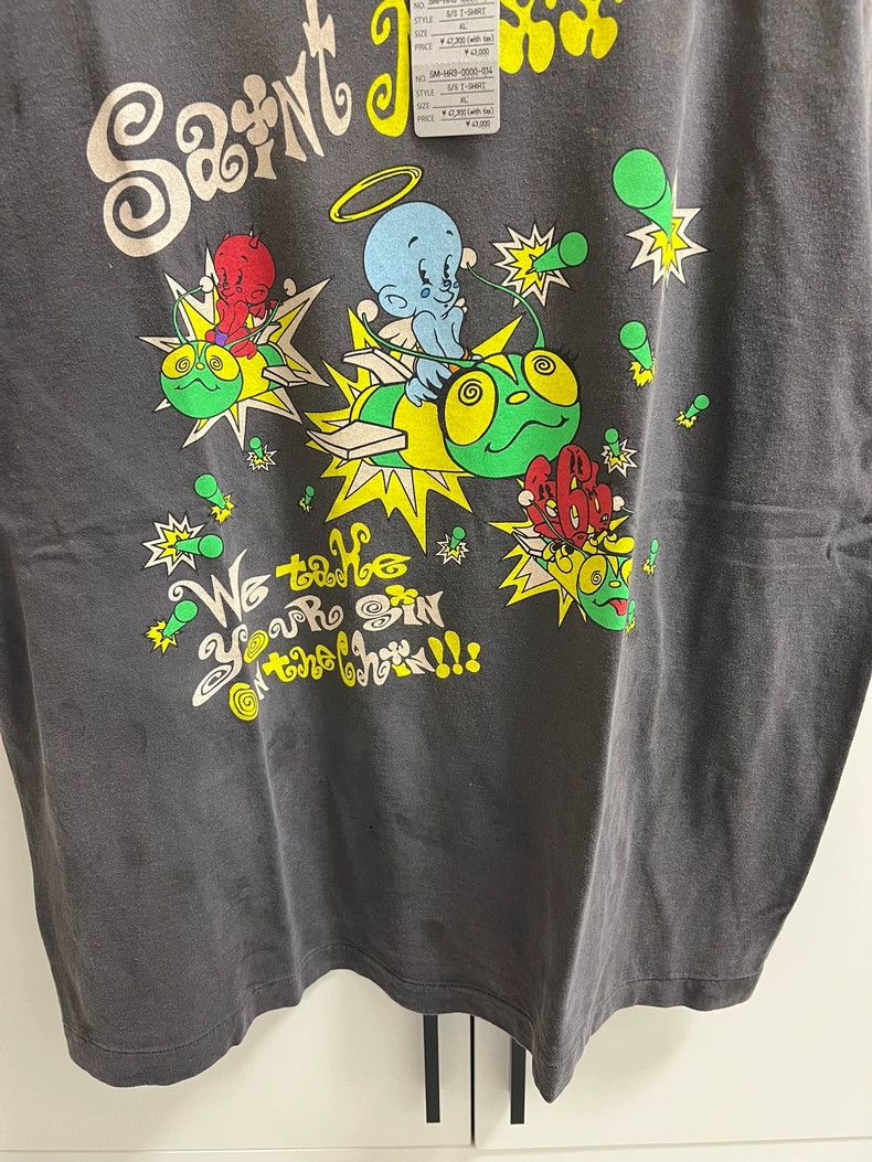 Saint Michael Saint Michael Devil angel makes old short sleeves Size US XL / EU 56 / 4 - 4 Thumbnail