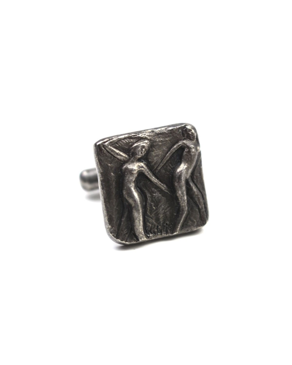 Vintage 1990S THE 18TH FASHION DESIGN HIROSHIMA SILVER CUFFLINKS Size ONE SIZE - 2 Thumbnail