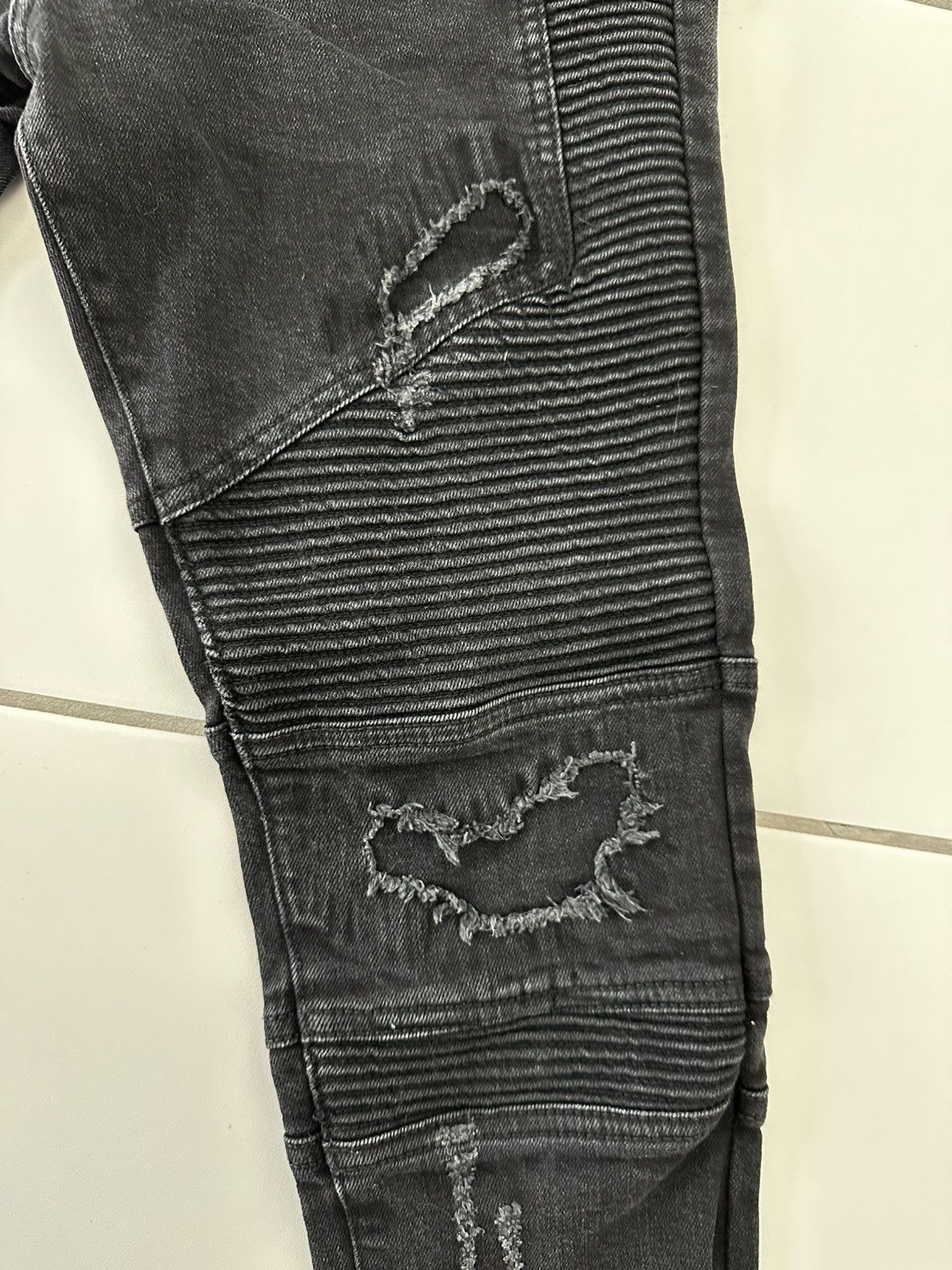 Represent Clo. Represent black denim biker jeans Size US 32 / EU 48 - 3 Thumbnail