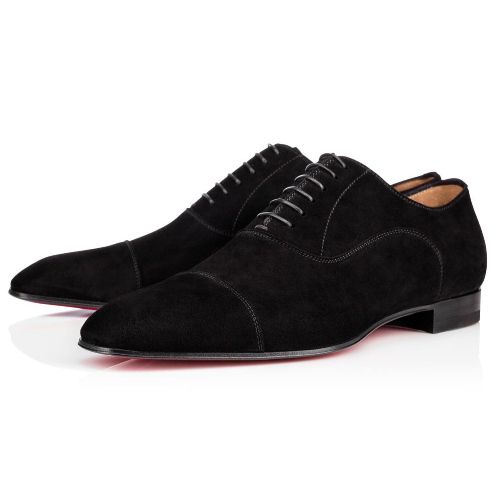 Christian Louboutin Christian Louboutin Suede Lace Up Oxford Dress Loafer 40 7 Size US 7 / EU 40 - 1 Thumbnail