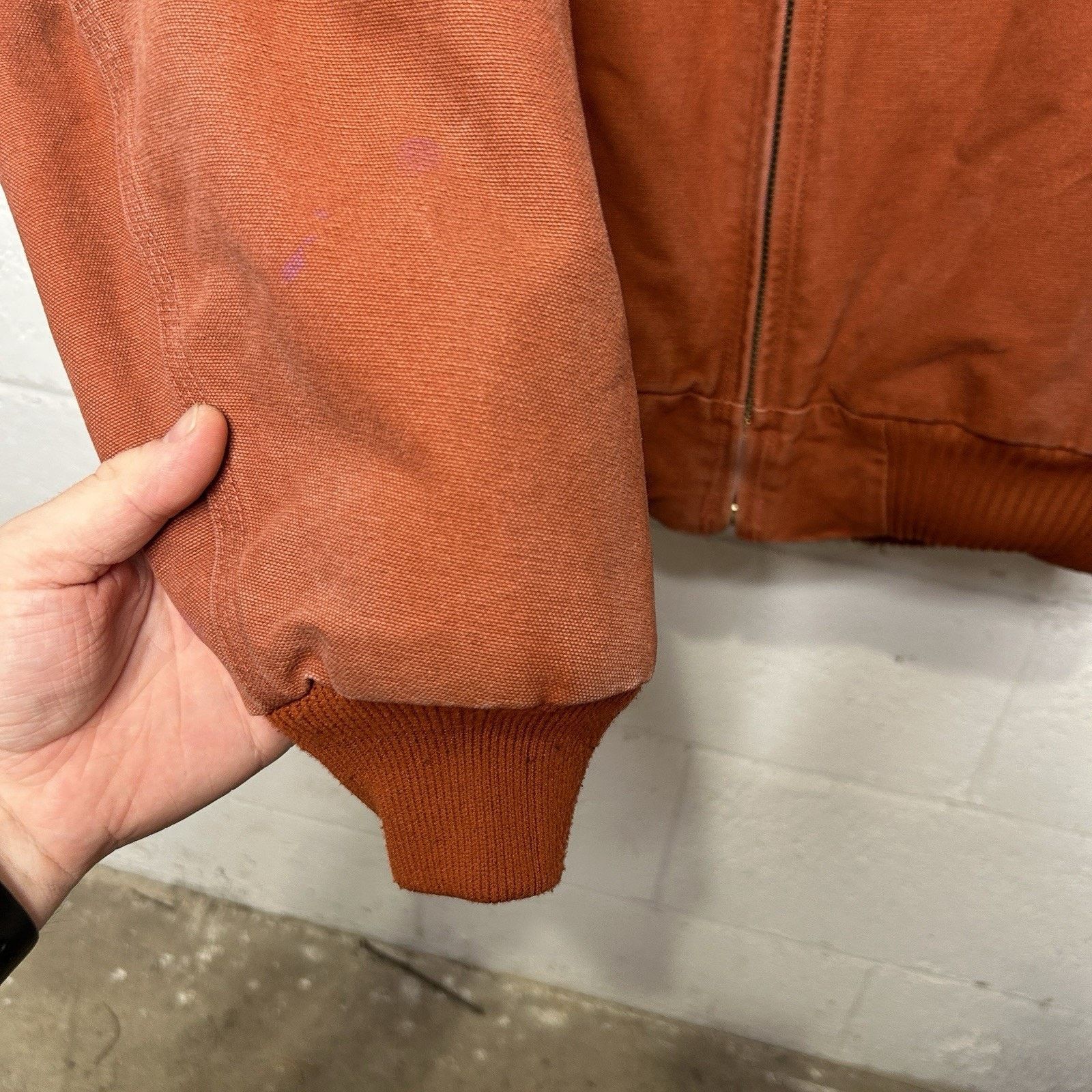 Y2K Carhartt Hooded Active Jacket “Red Orange” J130 RDO