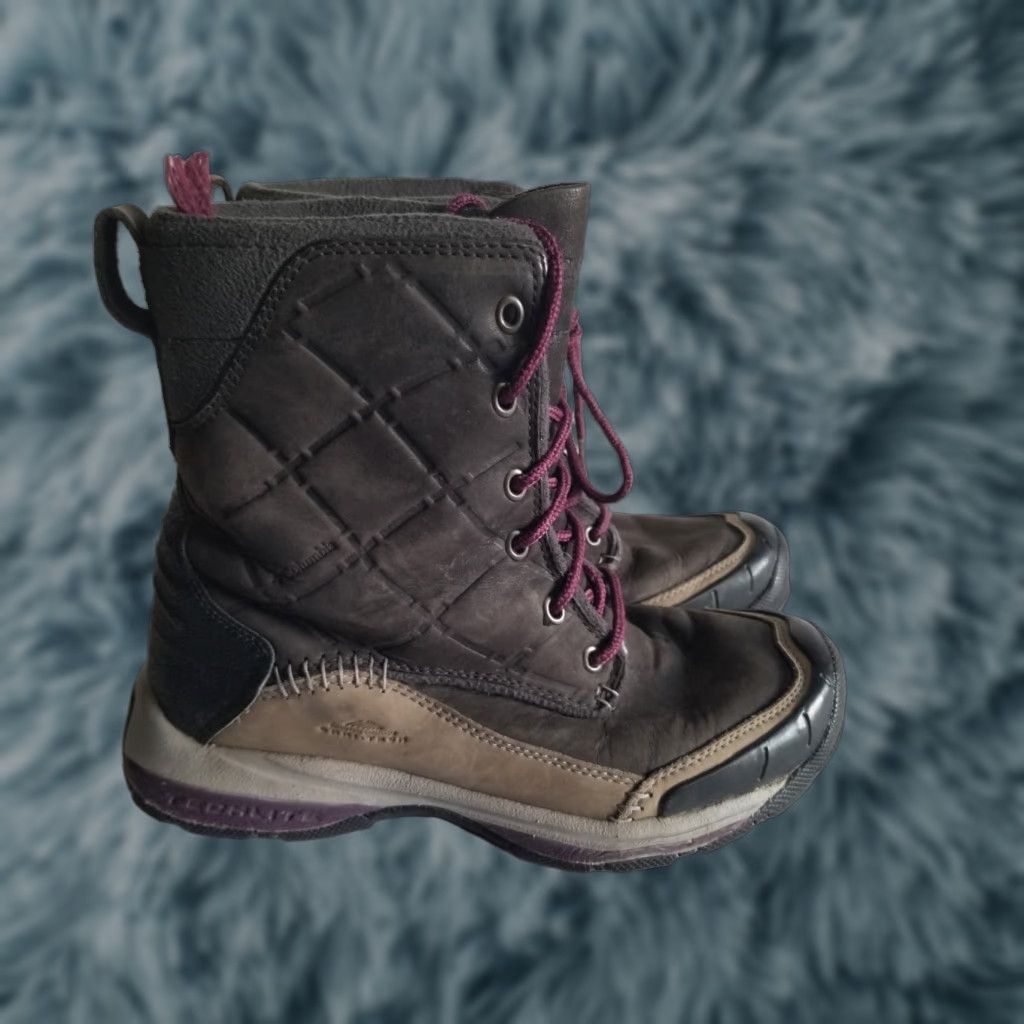 Vintage Columbia Boots BugaIce Womens OMNI-TECH Waterproof Black Size 8 Size US 8 / IT 38 - 1 Thumbnail