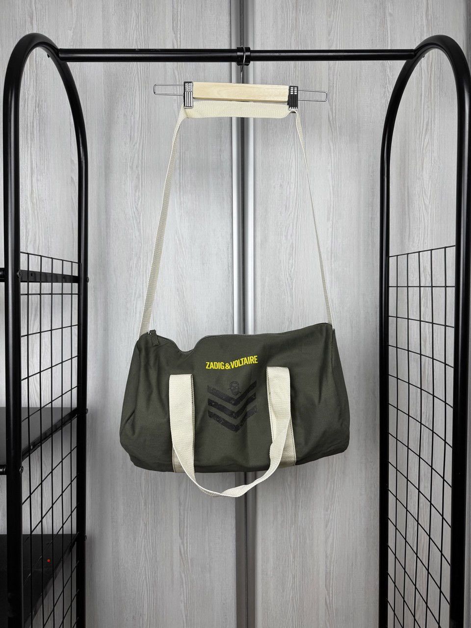 Zadig & Voltaire Zadig & Voltaire khaki green cotton travel bag Size ONE SIZE - 1 Thumbnail