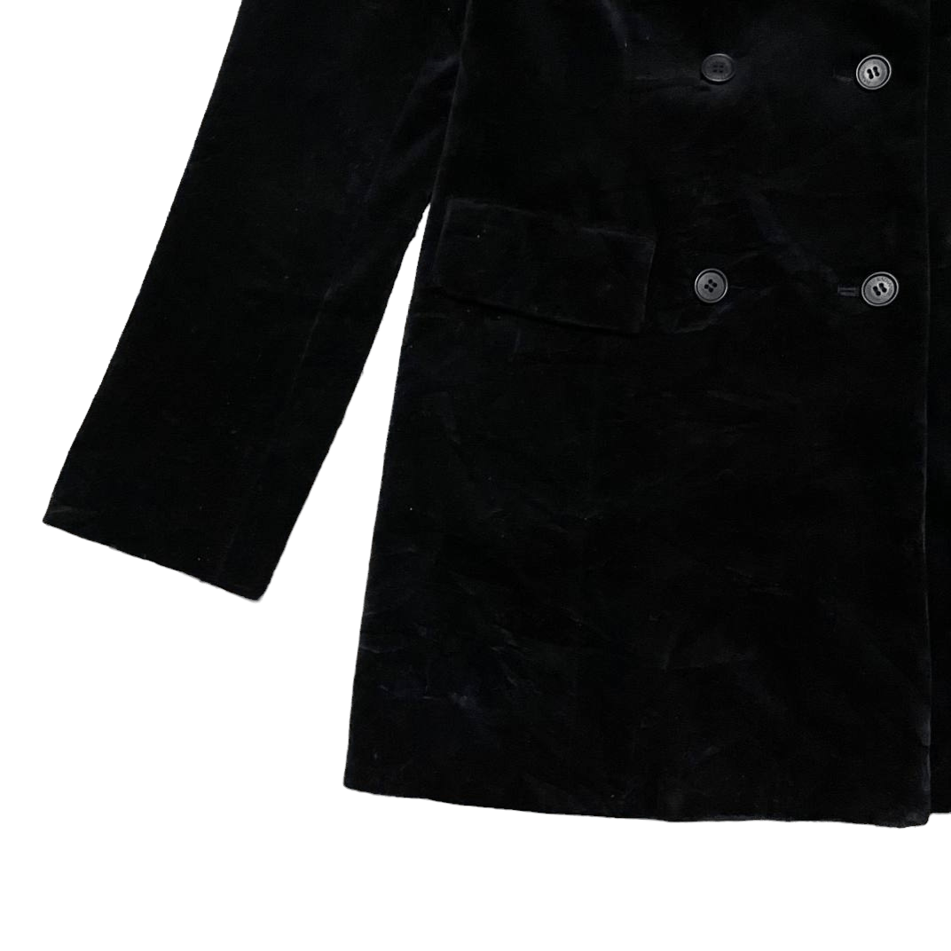Katharine Hamnett London Katharine Hamnett London Velvet Coat Jacket Size M / US 6-8 / IT 42-44 - 3 Thumbnail