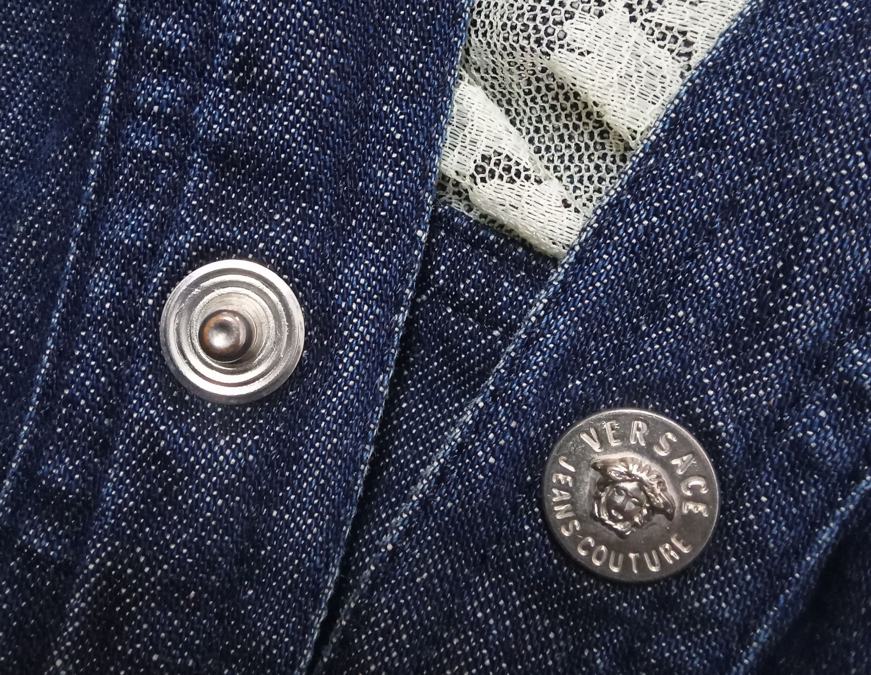 Versace Jeans Couture Versace Jeans Couture Denim Jacket Size M / US 6-8 / IT 42-44 - 9 Thumbnail