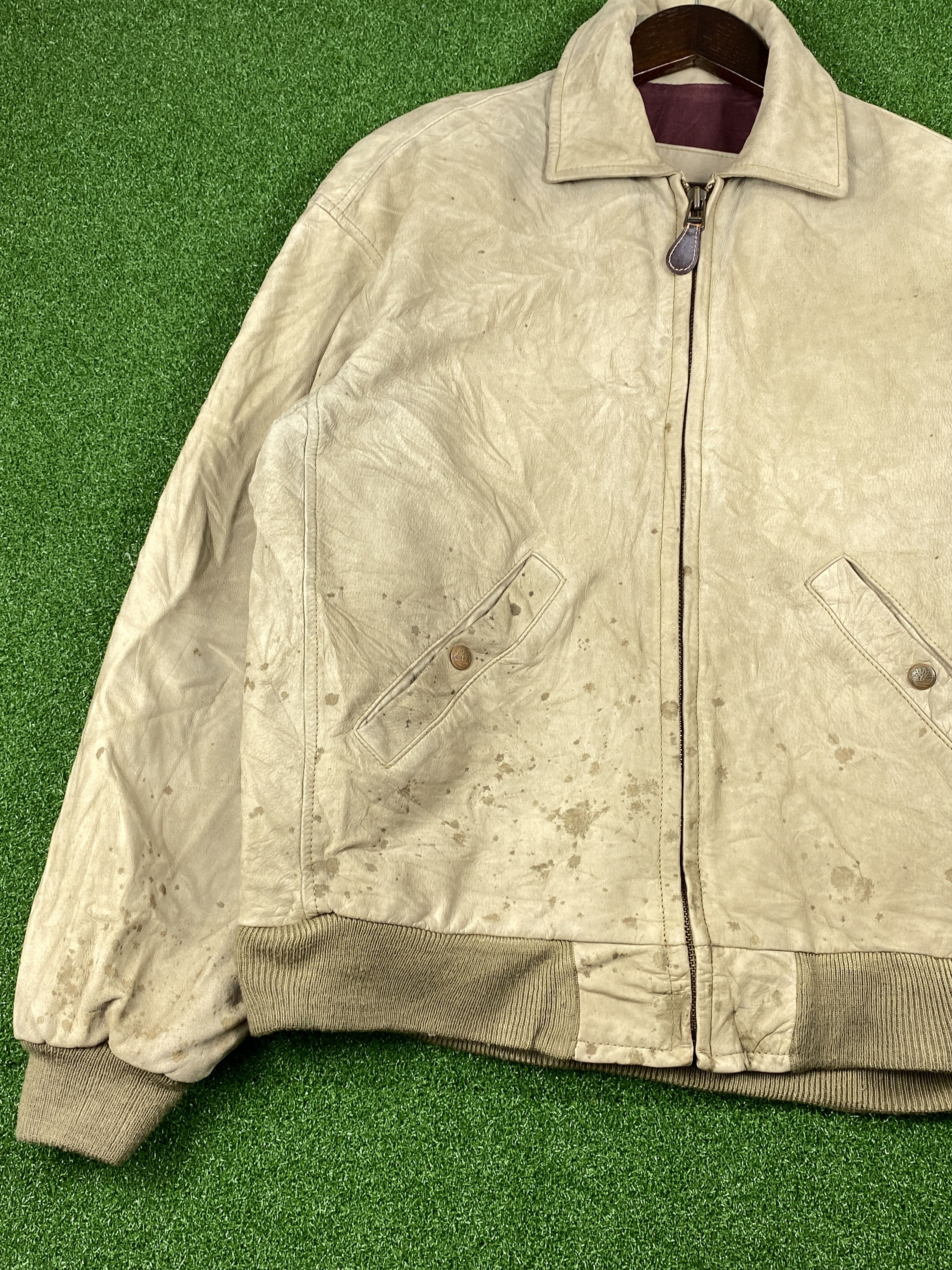 Timberland Vintage Timberland Zip Up Leather Jacket K0011 Size US M / EU 48-50 / 2 - 5 Thumbnail
