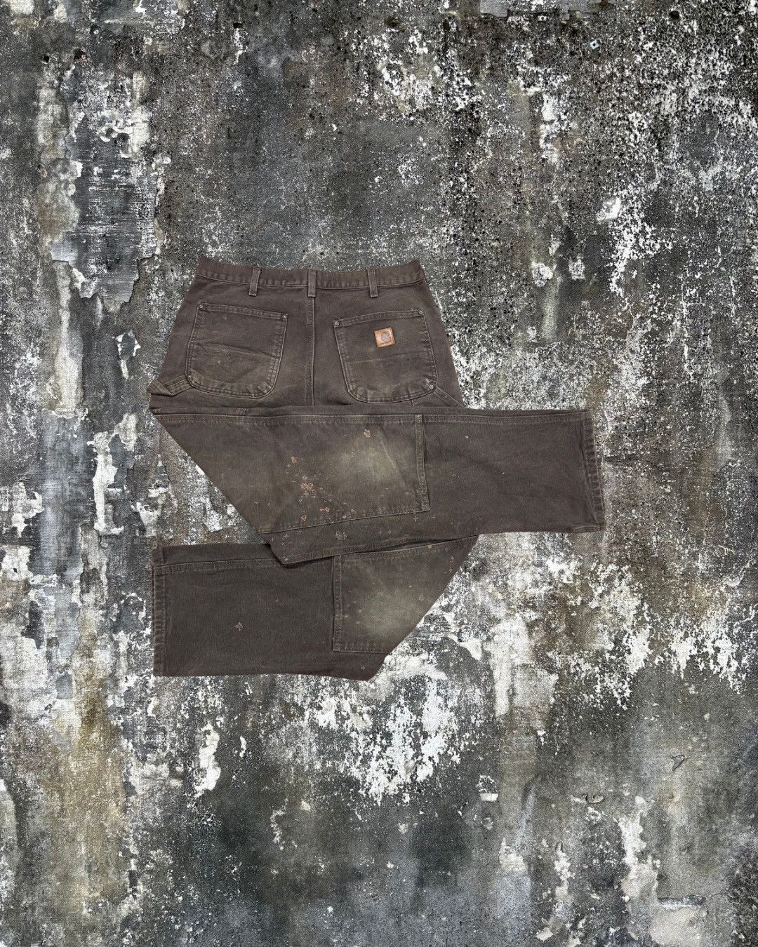 Carhartt Dark Brown Carhartt Double Knee Pants Size US 33 - 1 Thumbnail