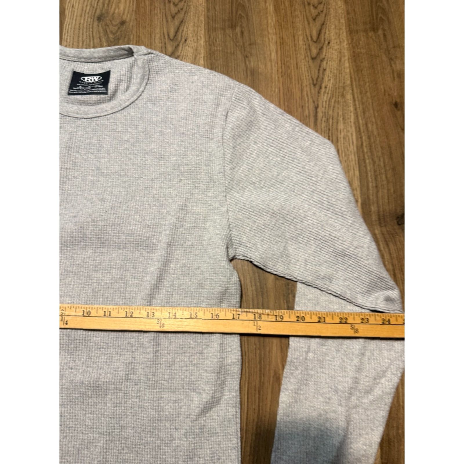 Vintage Rugged Wear Shirt Men's XL Gray Long Sleeve Crew Neck Shirt Size US XL / EU 56 / 4 - 6 Thumbnail
