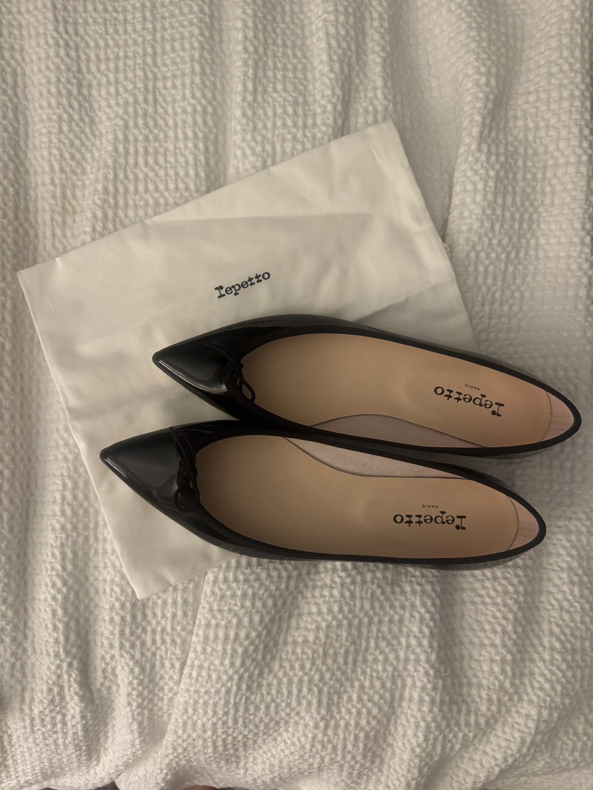 Repetto Repetto Black Brigette Ballerina Flats size 40 Size US 9 / IT 39 - 1 Thumbnail