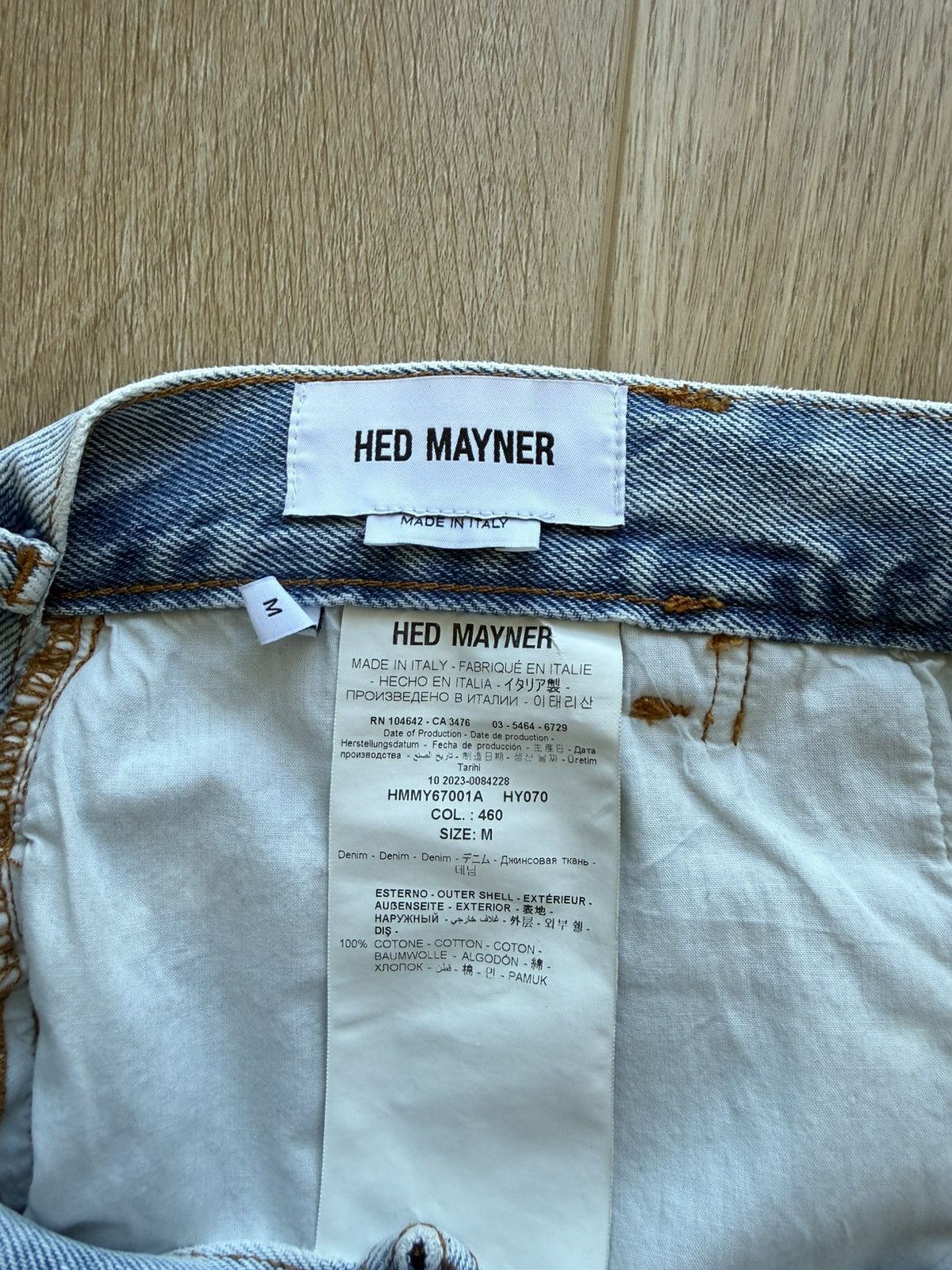 Hed Mayner Hed Mayner Blue Denim Size US 32 / EU 48 - 4 Thumbnail