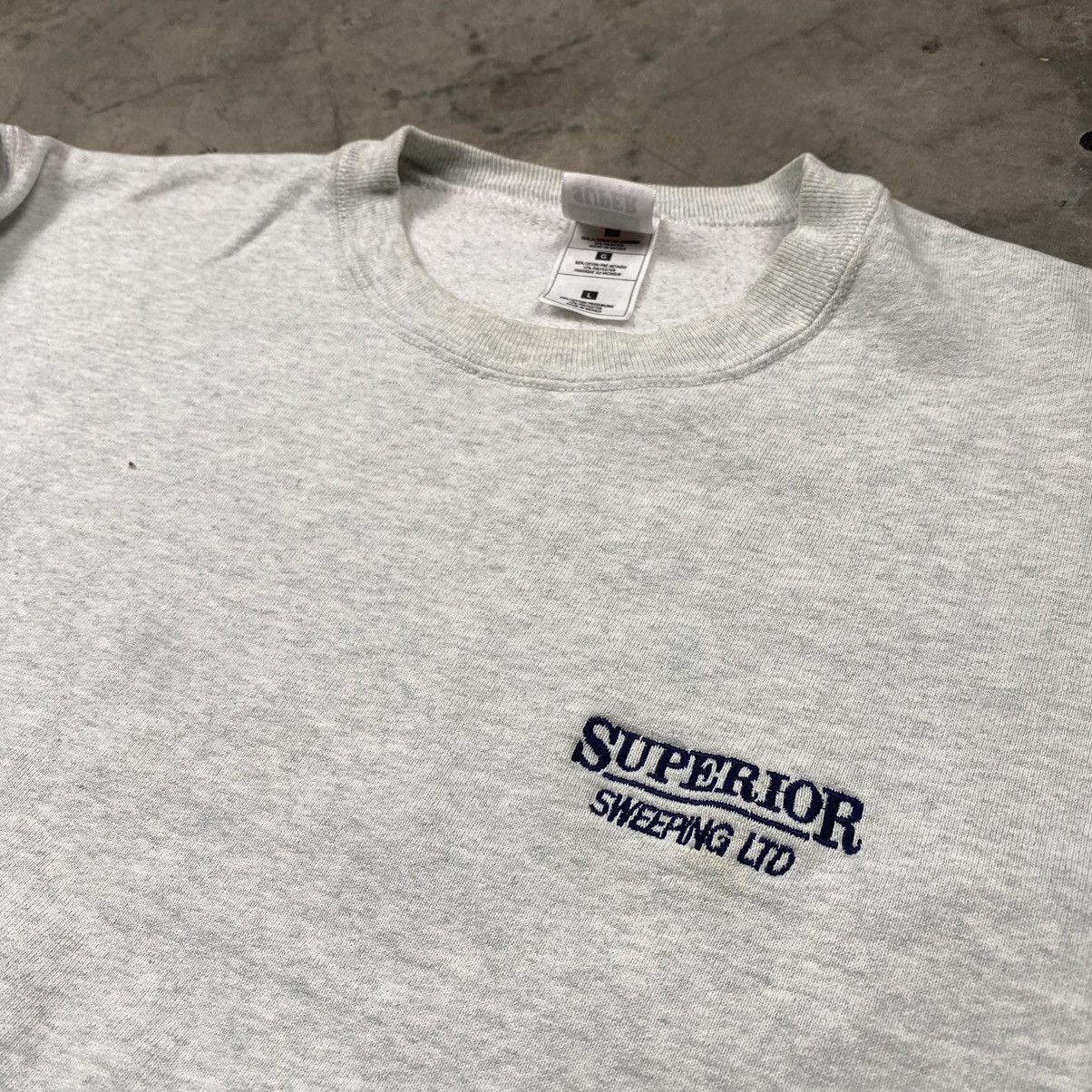 Fruit Of The Loom × Vintage y2k Superior Sweeping Ltd Boxy Crewneck Size US L / EU 52-54 / 3 - 2 Thumbnail