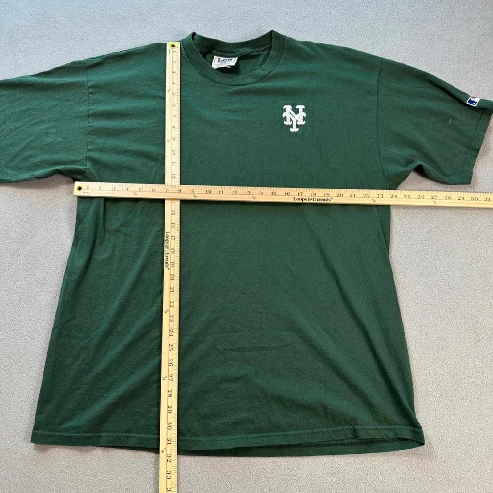 Other Vintage New York Mets Embroidered T Shirt Green MLB 90s 2XL Size US XXL / EU 58 / 5 - 3 Thumbnail