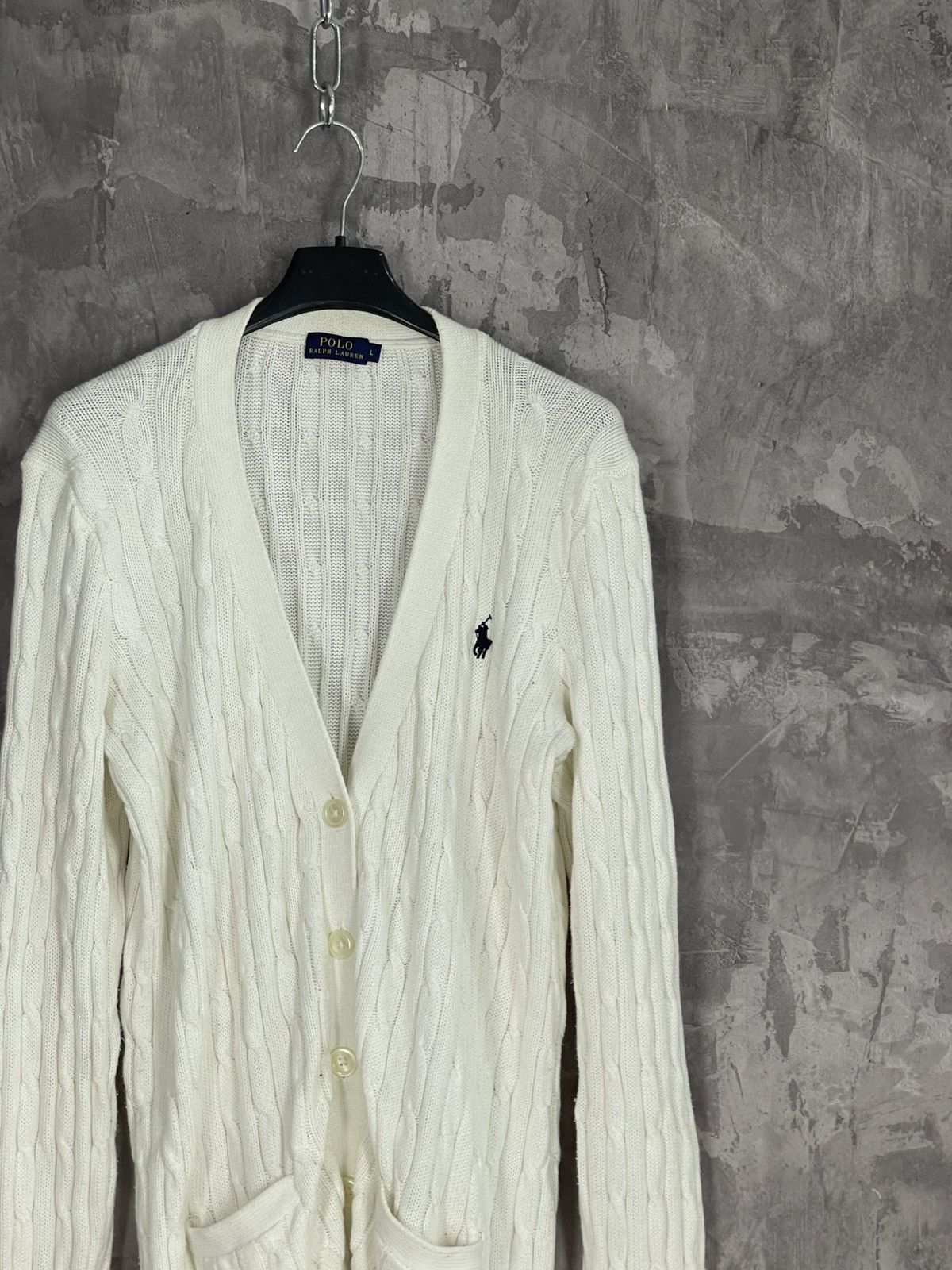 Polo Ralph Lauren × Vintage POLO RALPH LAUREN KNIT SWEATER CARDIGAN VINTAGE Y2K JUMPER Size L / US 10 / IT 46 - 4 Thumbnail