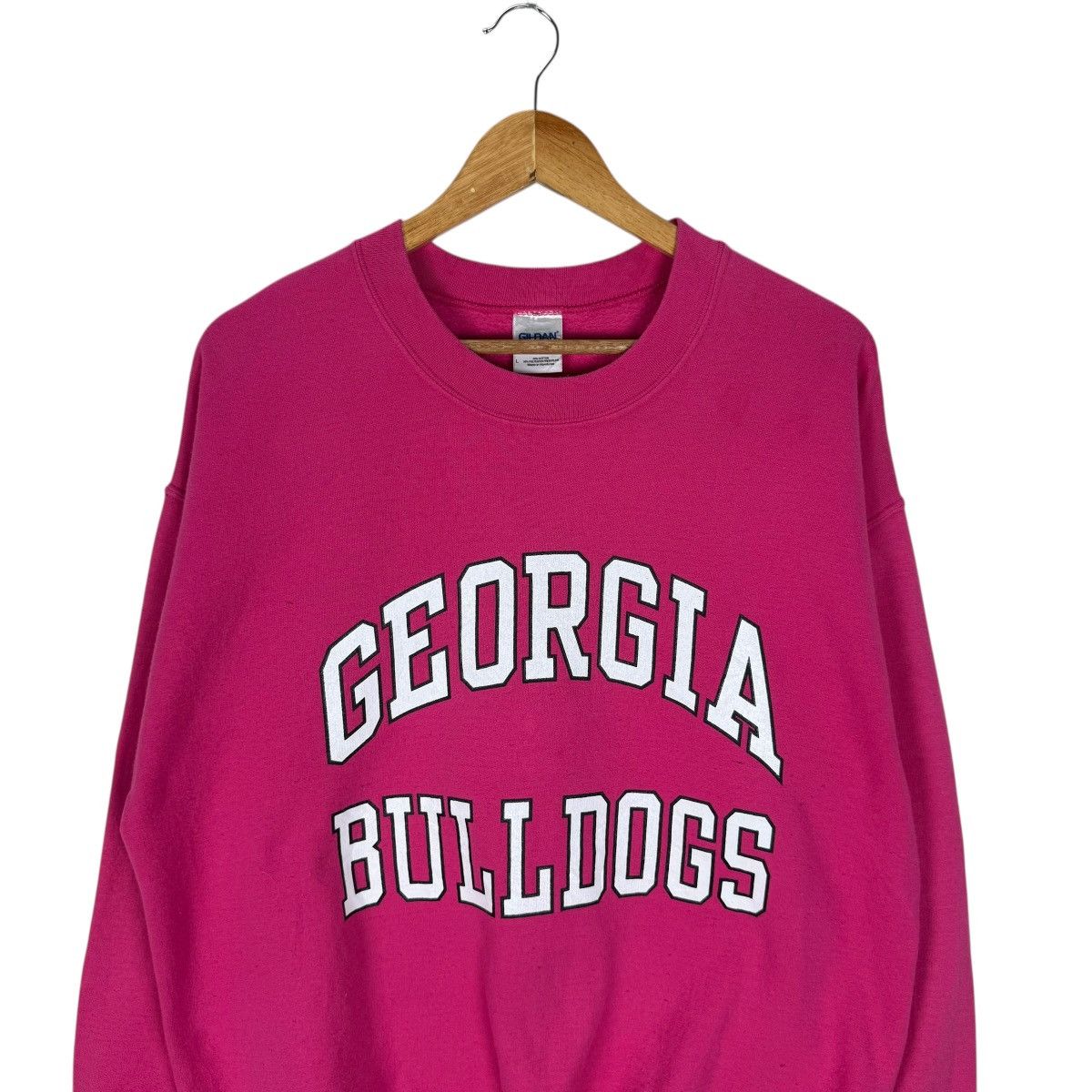 Gildan ☀️GEORGIA BULLDOGS SWEATSHIRT CREWNECK Size US L / EU 52-54 / 3 - 3 Thumbnail
