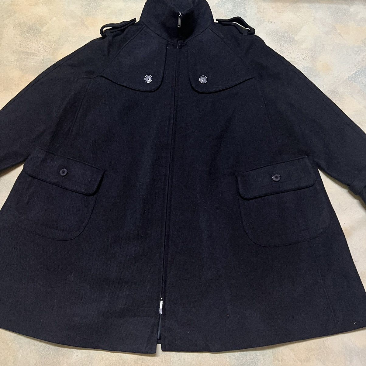 Burberry Burberry Long Coat Avant Garde Style Size US L / EU 52-54 / 3 - 3 Thumbnail