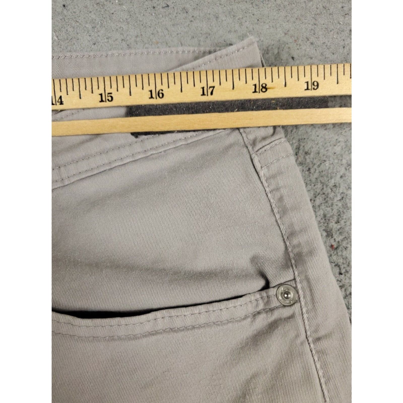 Vintage AG Adriano Goldschmied Mens Beige Slim Straight Leg Jeans 36x29 Size US 36 / EU 52 - 4 Thumbnail
