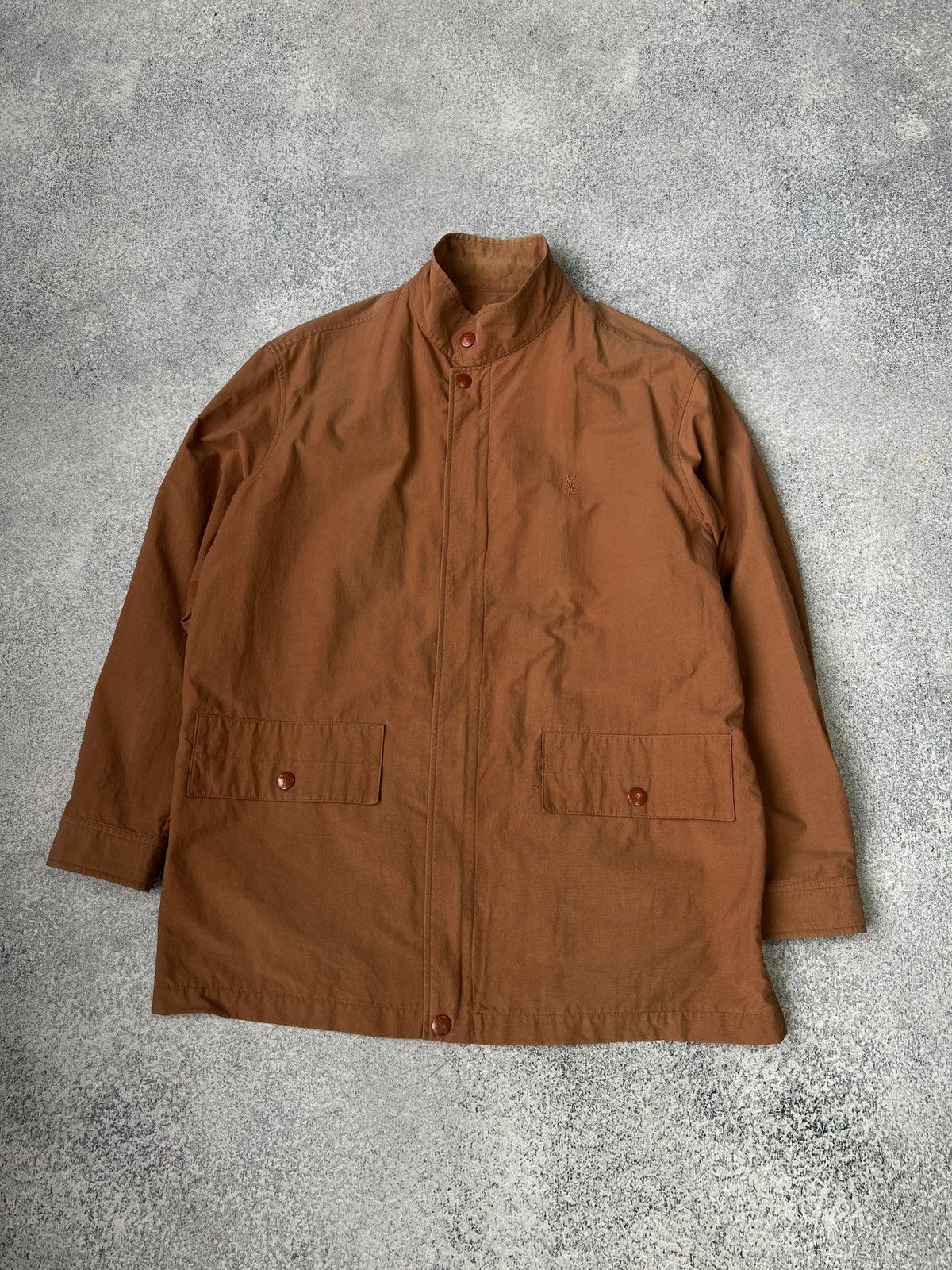 Vintage × Yves Saint Laurent Vintage YSL Yves Saint Laurent luxury Coat Size US L / EU 52-54 / 3 - 3 Thumbnail