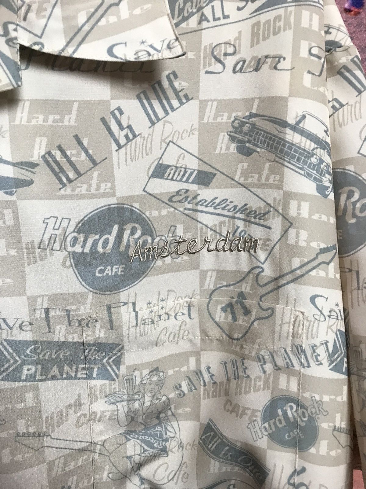 Band Tees × Hard Rock Cafe × Vintage Vintage Hard Rock Cafe Amsterdam shirt Size US L / EU 52-54 / 3 - 3 Thumbnail