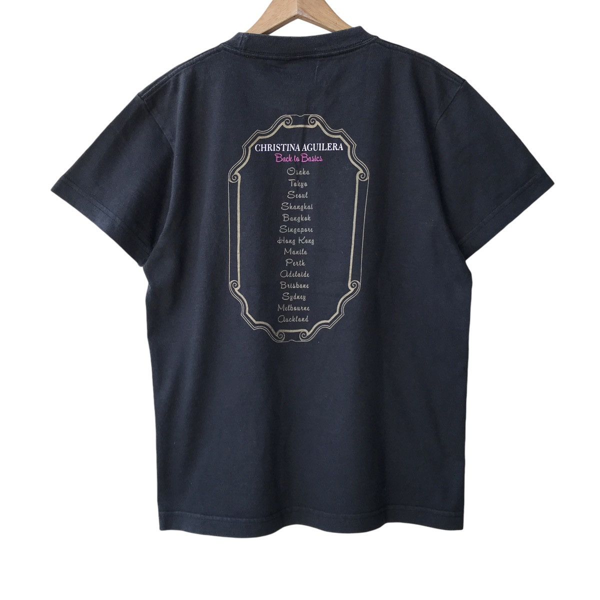 Band Tees Christina Aguilera Back To Basics World Tour Shoot Kids Tee Size S / US 4 / IT 40 - 2 Thumbnail