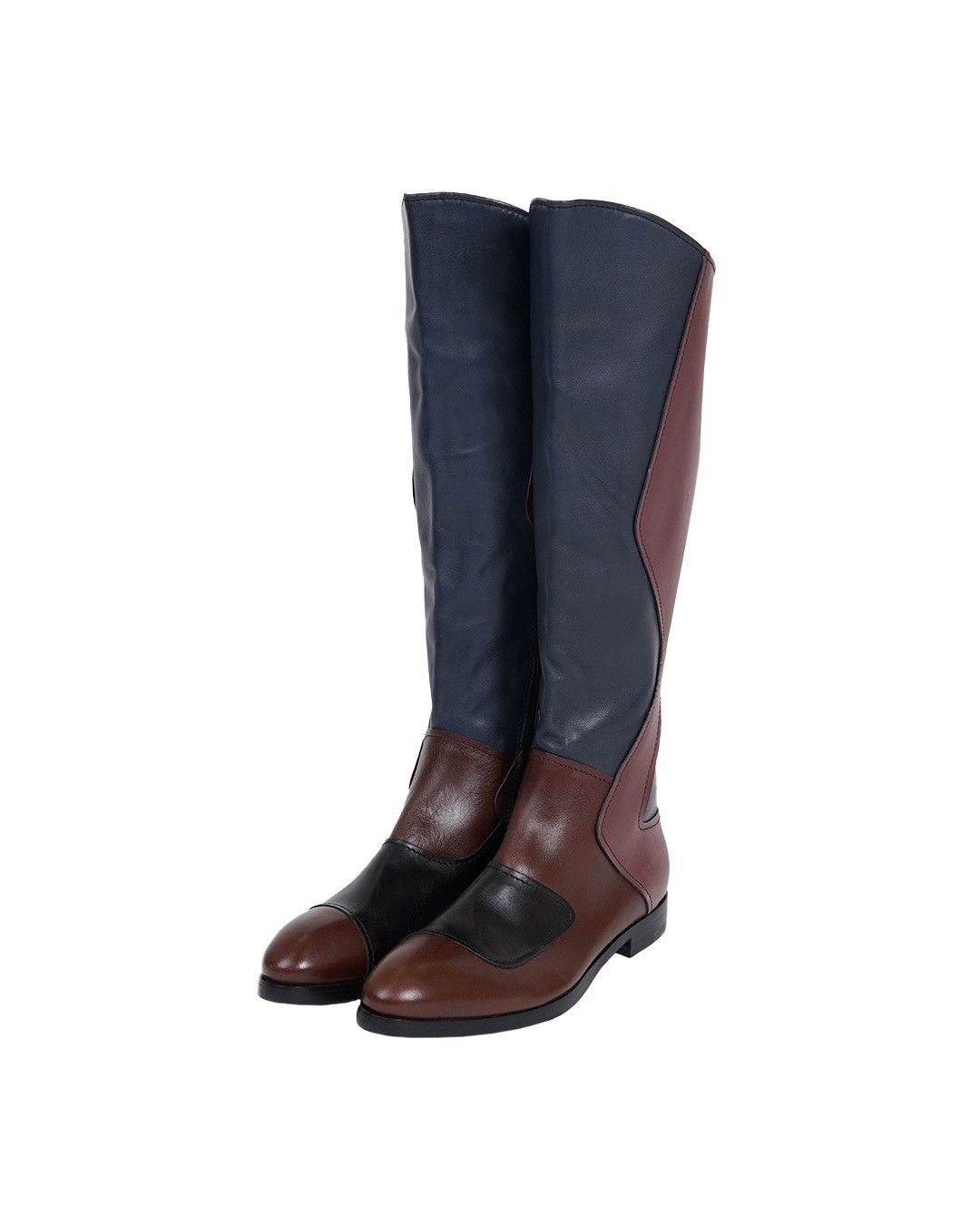 Miu Miu Miu Miu 2008 Patchwork Knee Boots Size US 8 / IT 38 - 3 Thumbnail