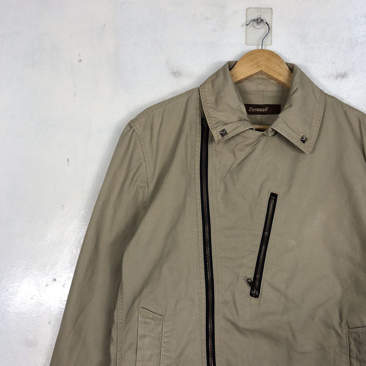 If Six Was Nine × Japanese Brand × Le Grande Bleu (L.G.B.) Zerosail Bikers Double Collar Jackets Size US M / EU 48-50 / 2 - 6 Thumbnail