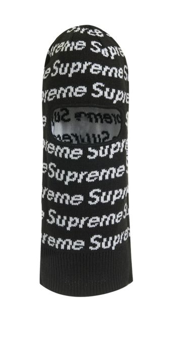 Supreme Supreme New Era Repeat Balaclava Shiesty Black | Grailed