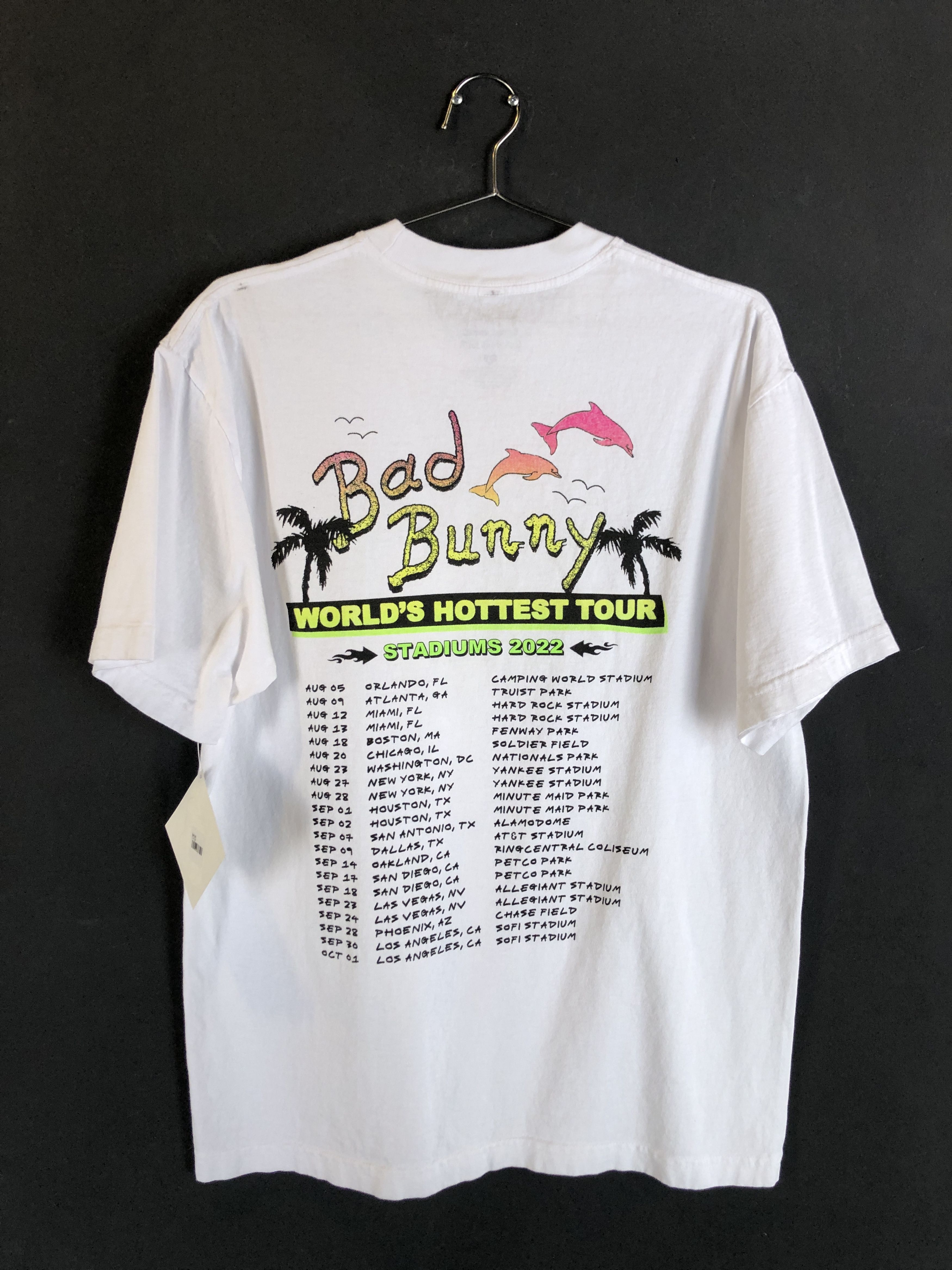 Other Bad Bunny "Worlds Hottest Tour" T-Shirt Size US S / EU 44-46 / 1 - 4 Thumbnail