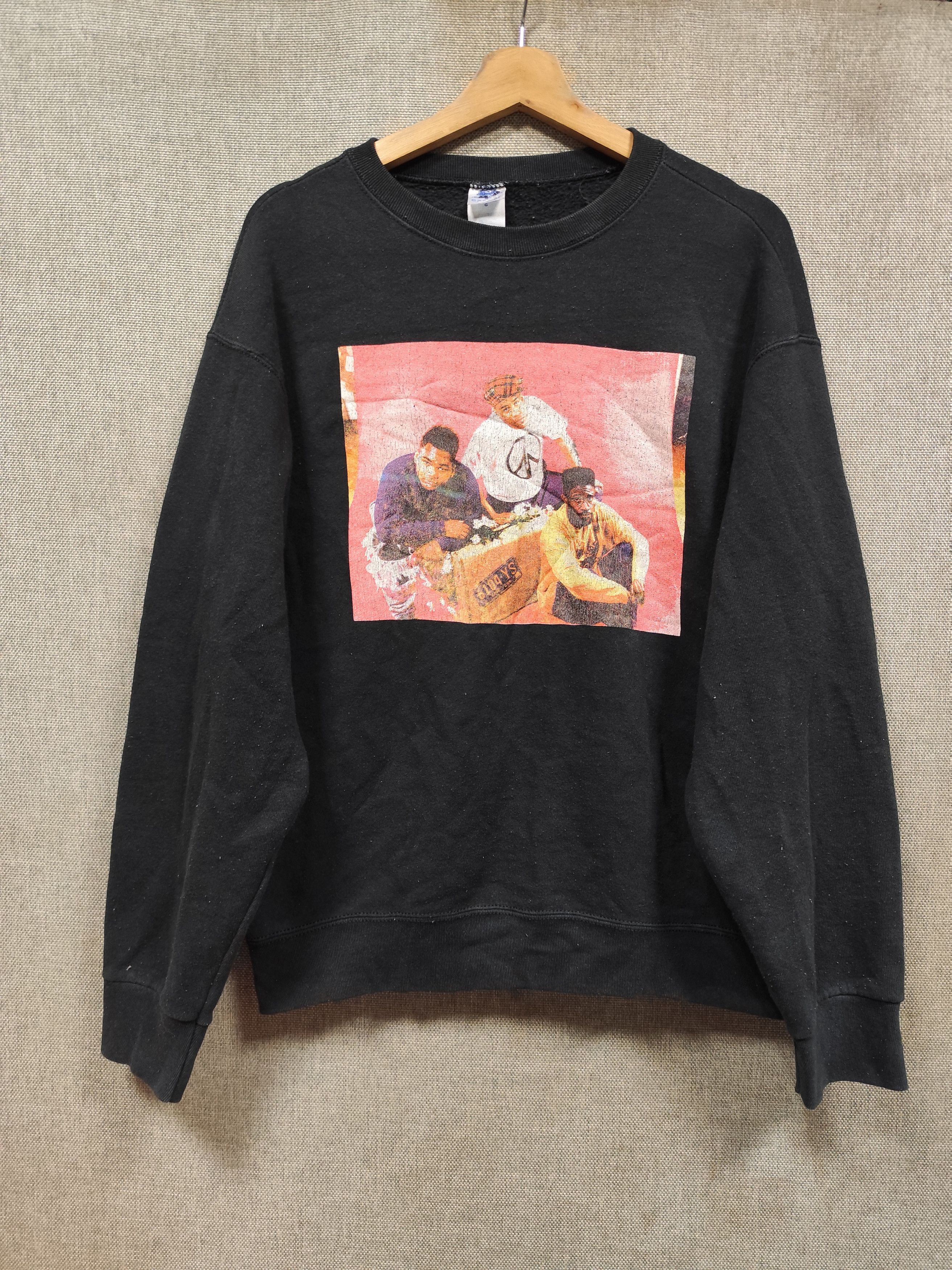 Fruit Of The Loom × Rap Tees × Vintage vintage sweatshirt hip hop De La Soul Size US M / EU 48-50 / 2 - 1 Thumbnail