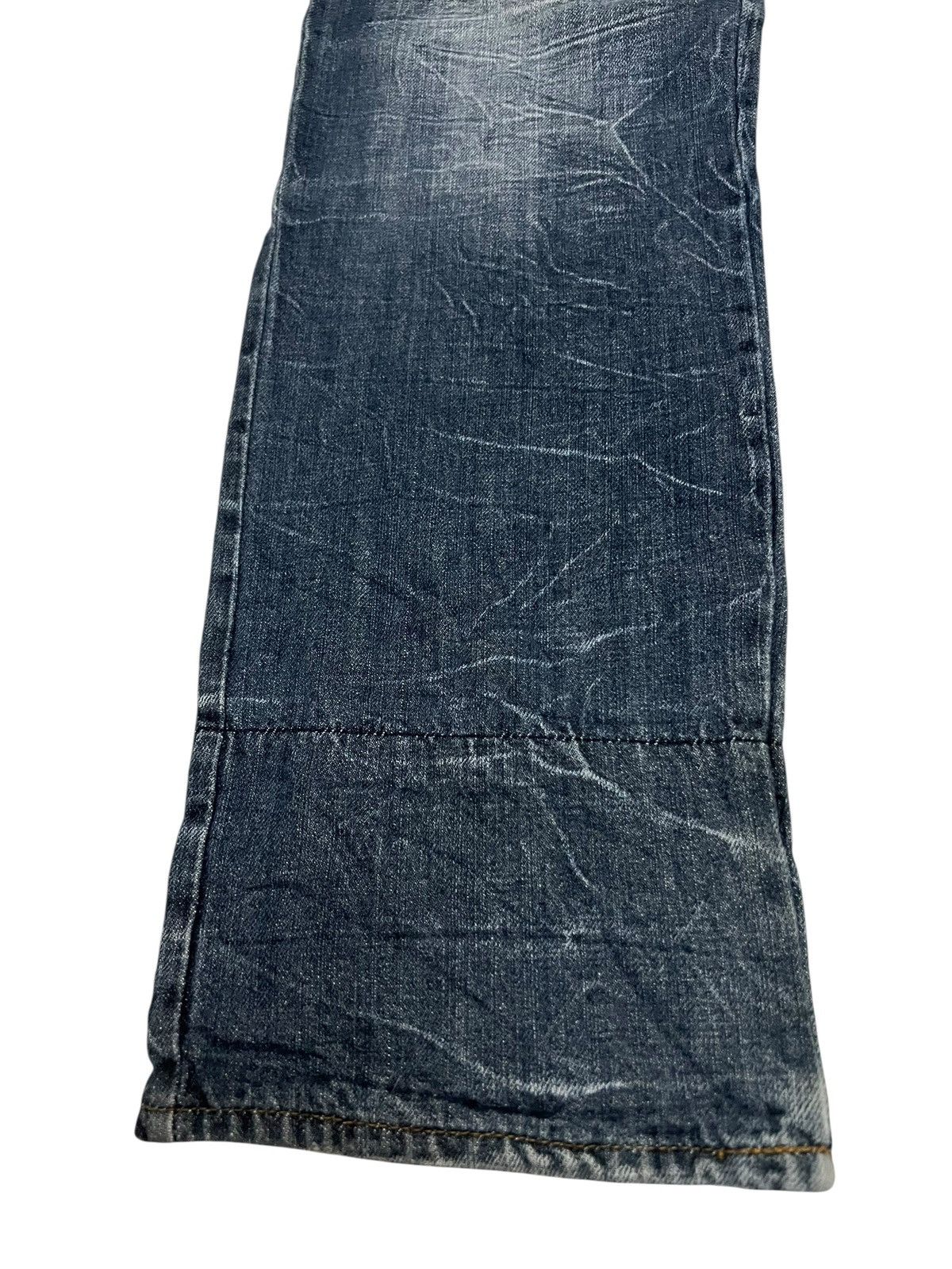 Japanese Brand VINTAGE NYLAUS JAPAN DOUBLE WAIST CLAWMARK JEANS PPFM STYLE Size US 31 - 4 Thumbnail