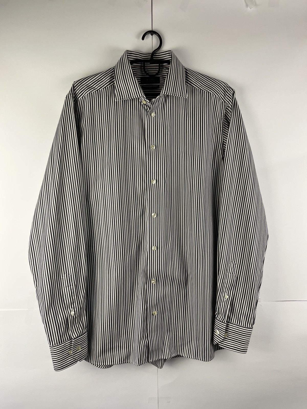 Eton Eton Classic Luxury Stripped Long Sleeve Shirt Button Up Size US L / EU 52-54 / 3 - 1 Thumbnail