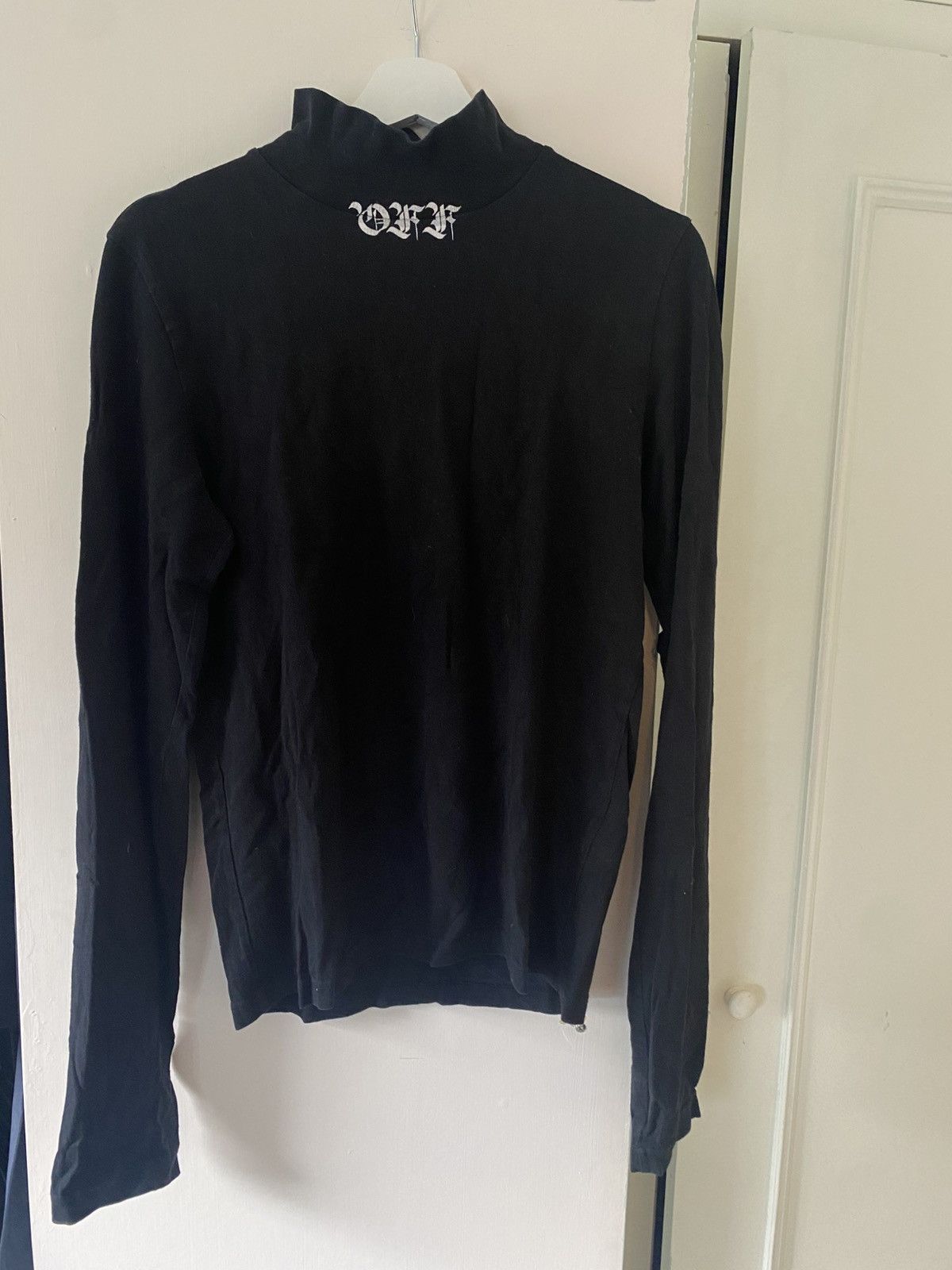 Off-White Off-White Long Sleeve Black Top Size US S / EU 44-46 / 1 - 1 Thumbnail